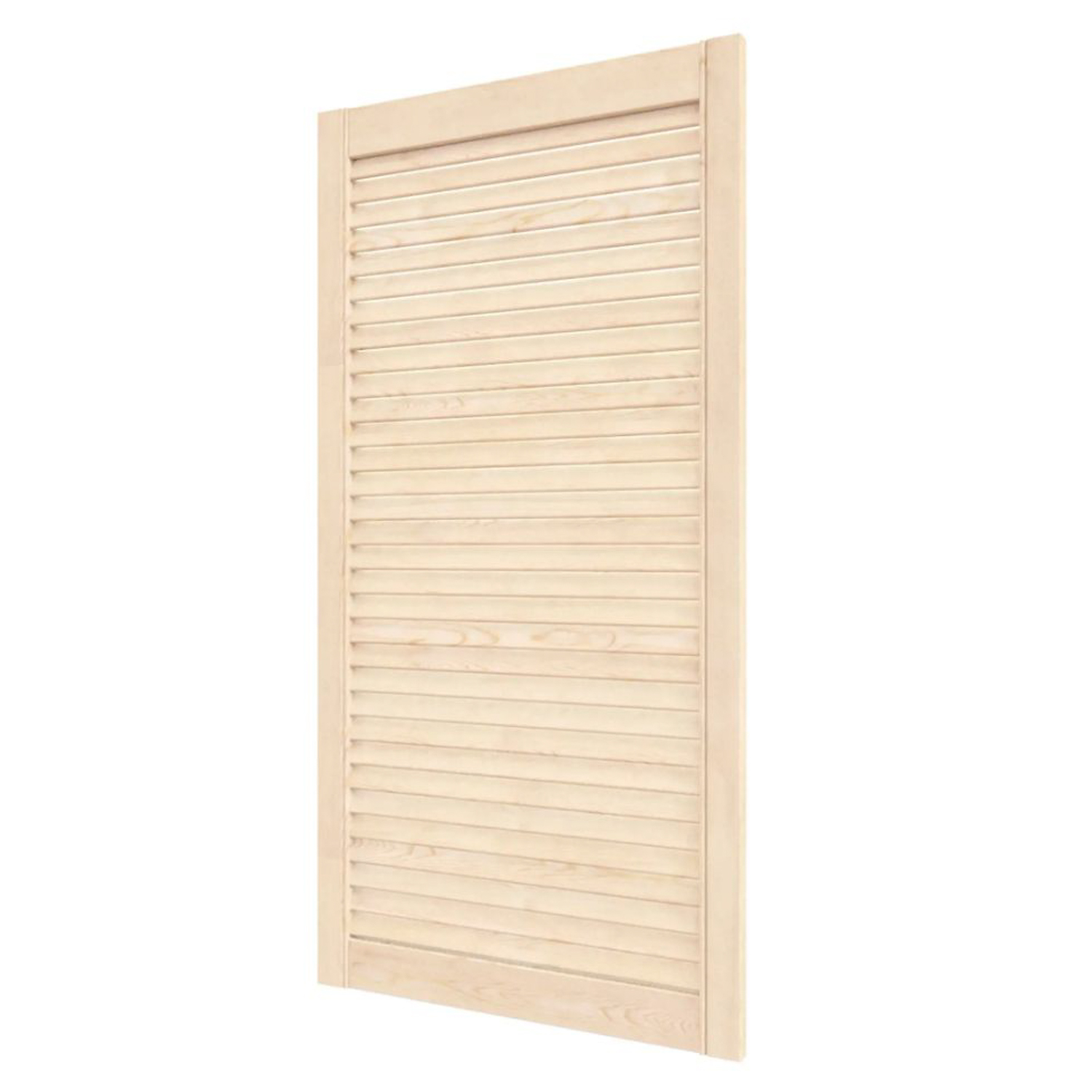 Дверь жалюзийная 993х494х20 мм, деревянная