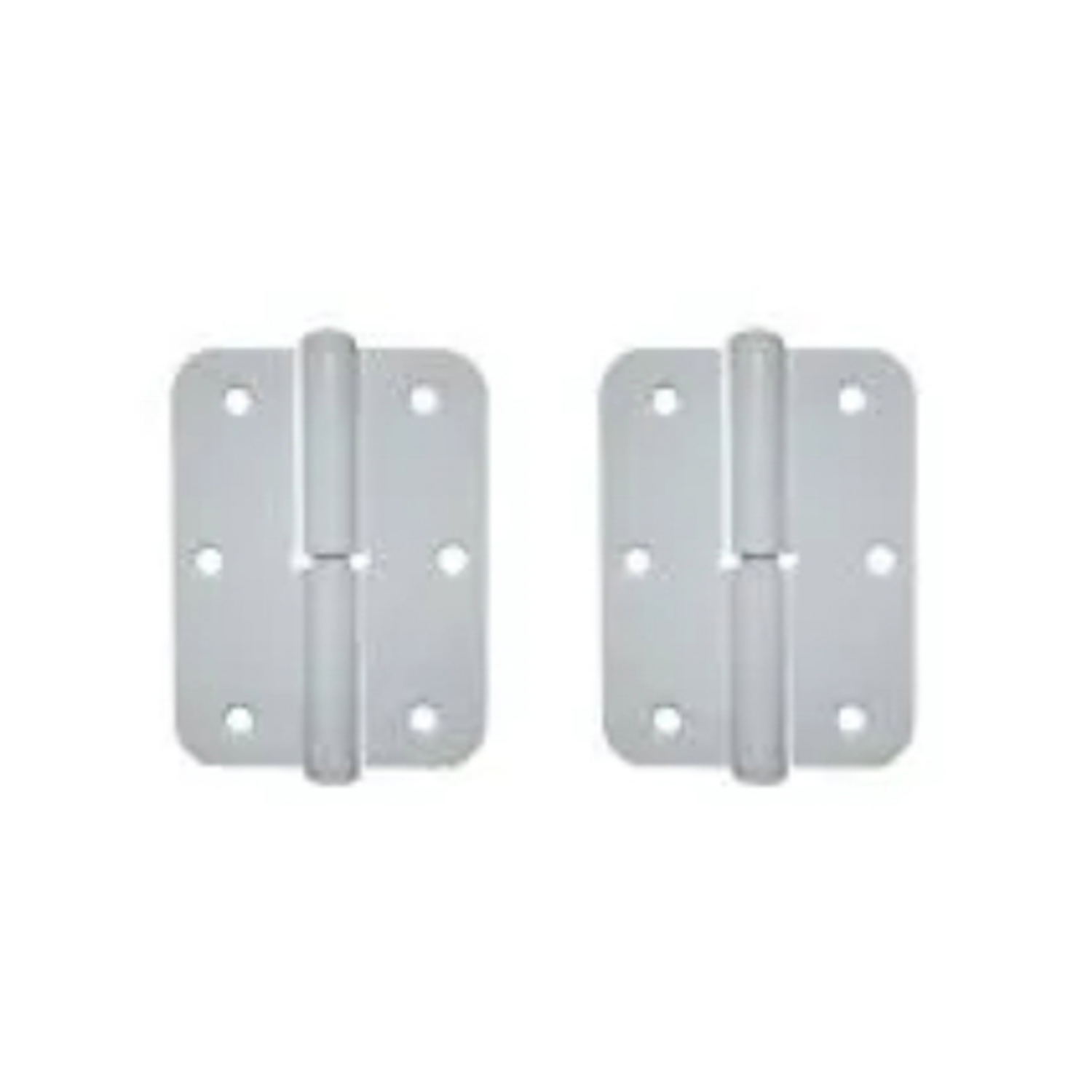 Петля полимер.ПН-85 белая правая (комплект 2 шт+саморезы) ДомоСтрой *1/90