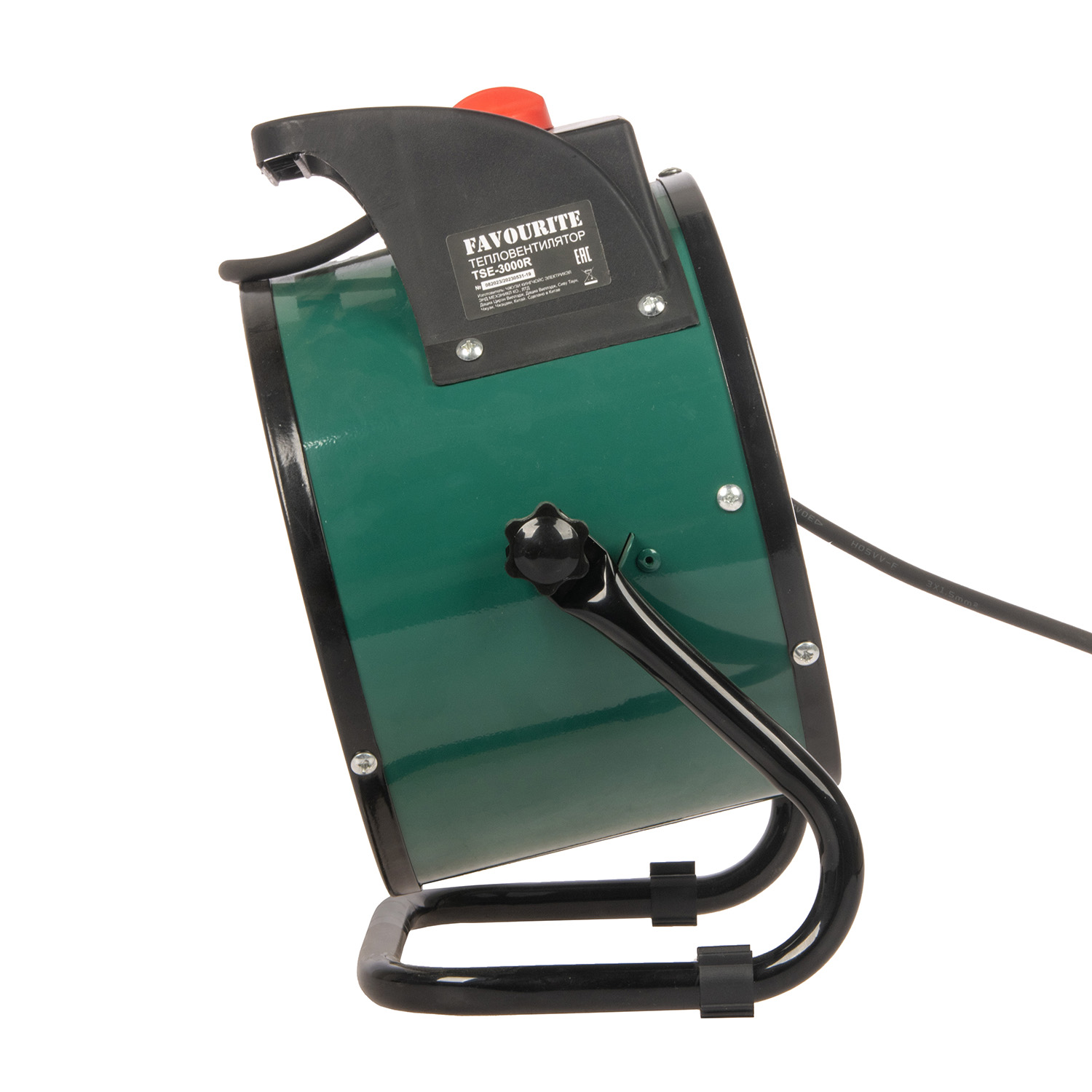 Пушка тепловая электрическая  3кВт 218м3/ч S-40м2 керамический круглая TSE-3000R FAVOURITE *1/8 Пушка тепловая электрическая  3кВт 218м3/ч S-40м2 керамический круглая TSE-3000R FAVOURITE *1/8