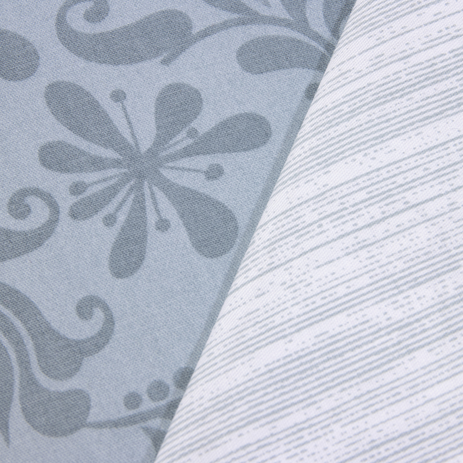 Постельное белье евро сатин Текстура 21109, наволочки 70*70 - 2шт *1