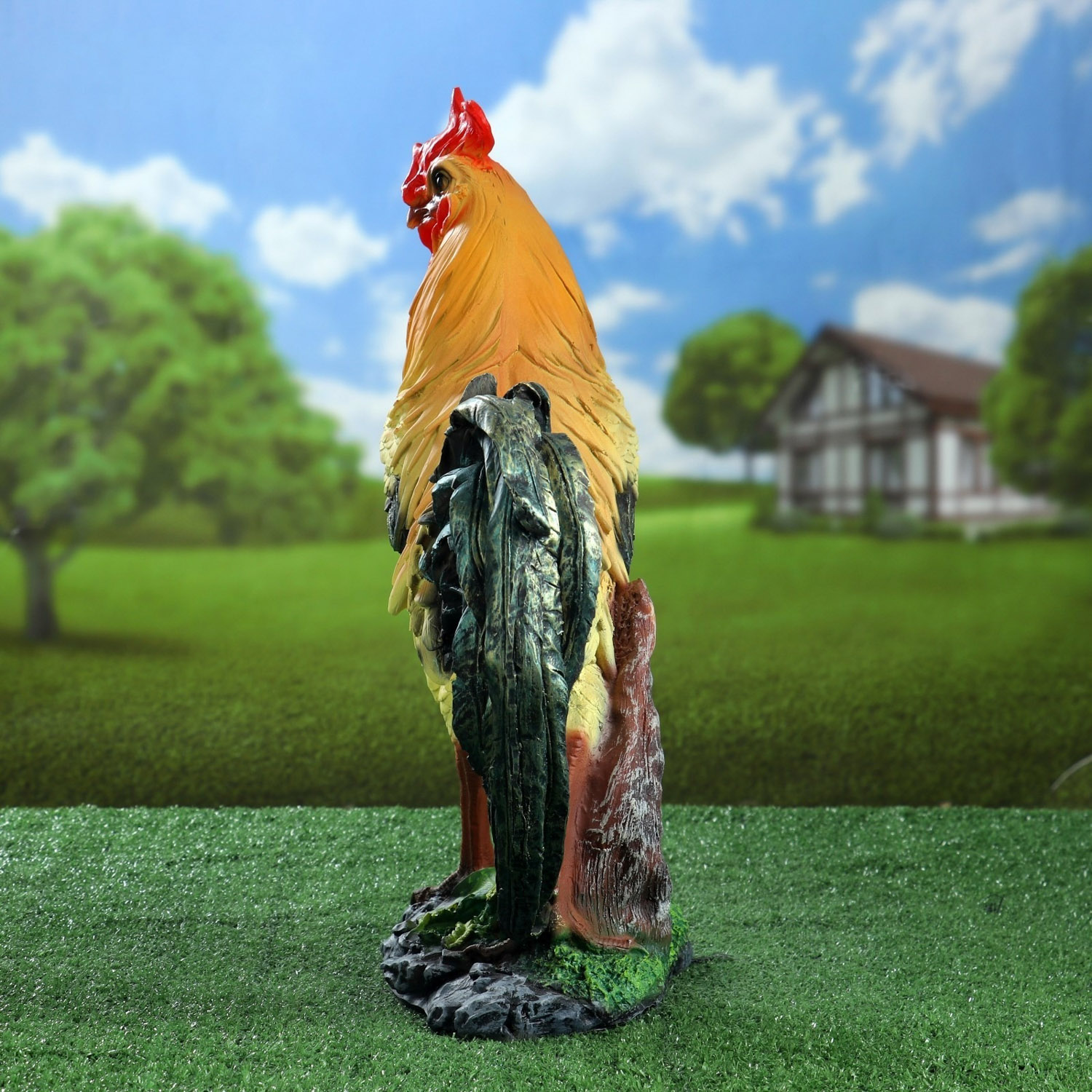 Садовая фигура "Петух Испанский" 40х22х53см   1134653