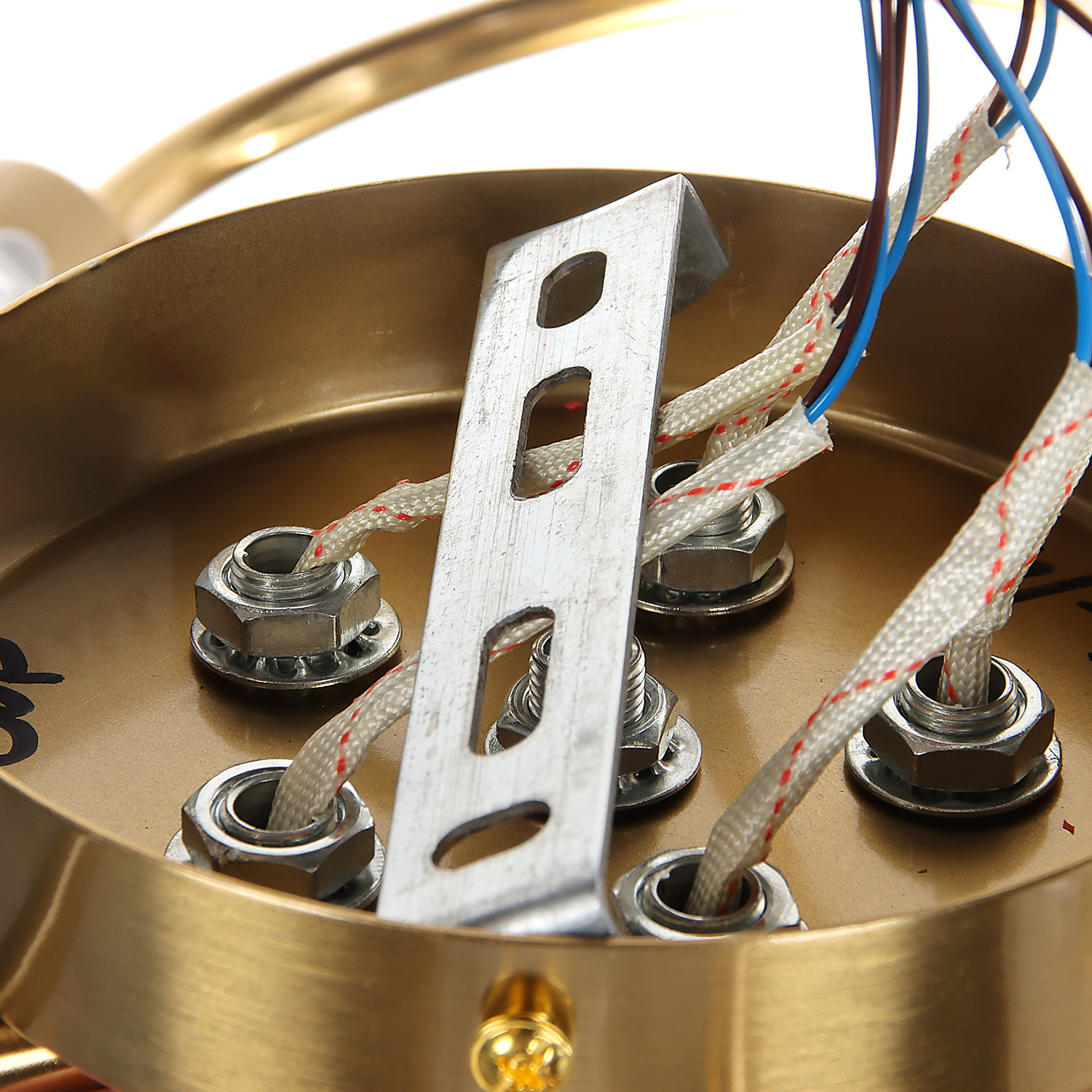 Люстра N6435/5 COP 5*40W E14 220V (d-600; h-165)  VERNER LIGHTING *1