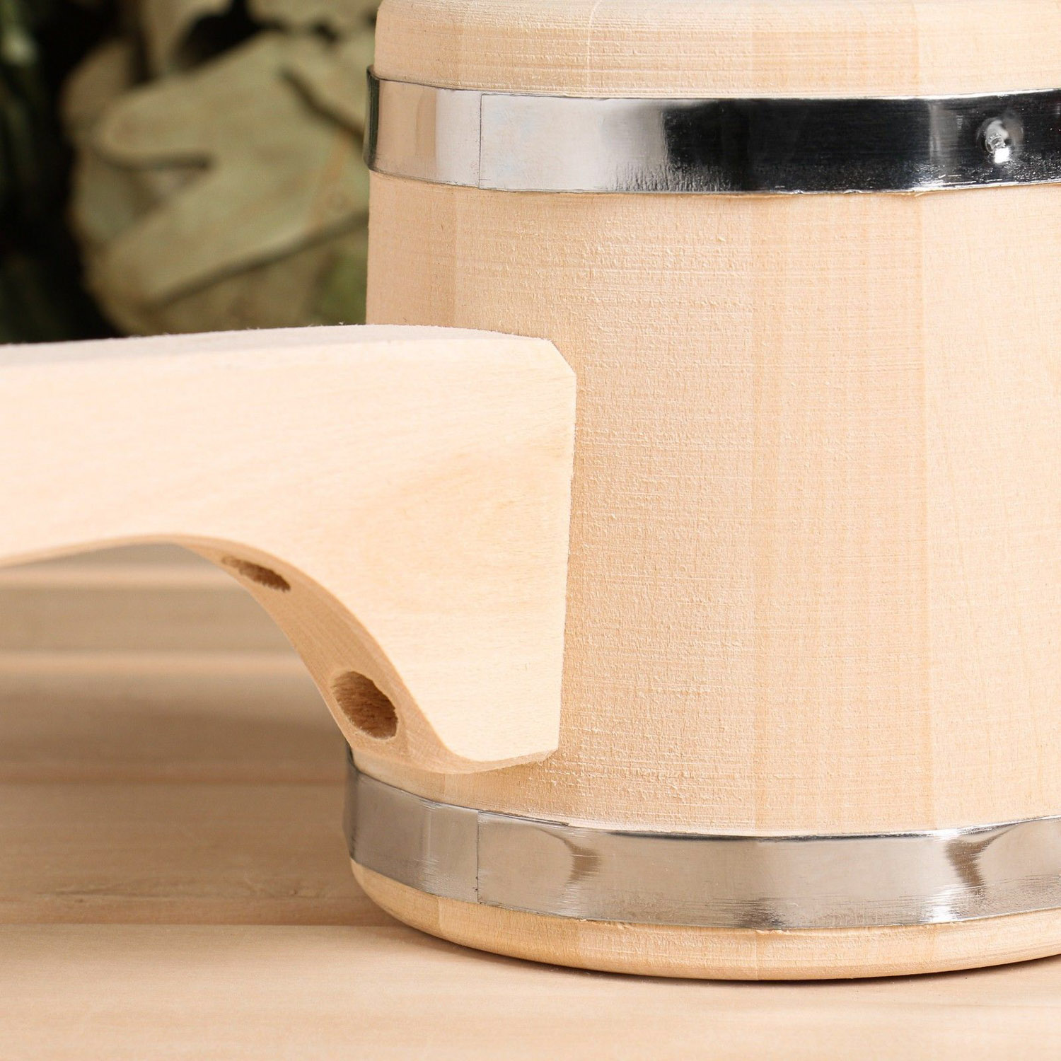 Ковш для бани из липы "Емеля", 0.5л, 54 см, нержавеющая вставка, с длинной ручкой 4689645