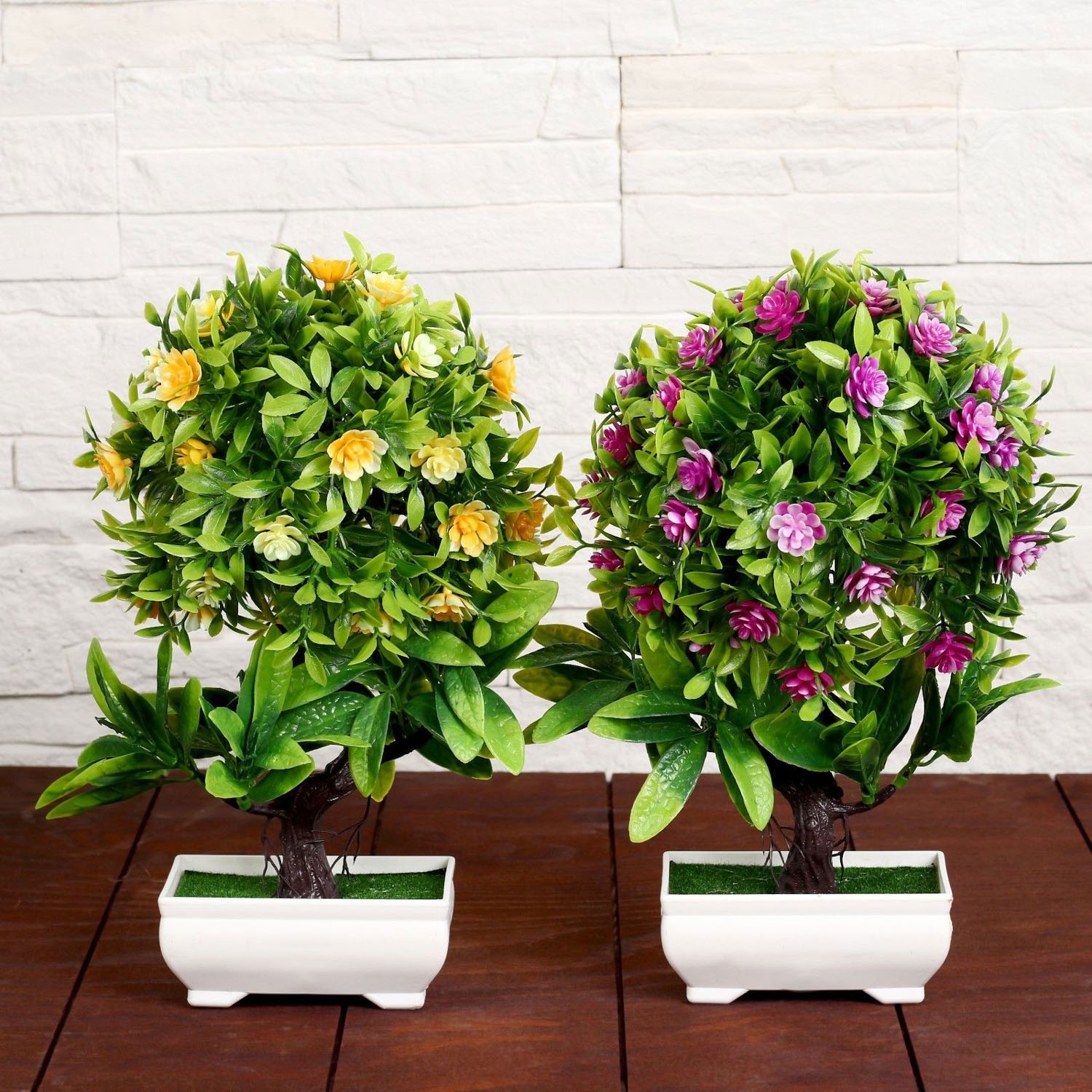 Бонсай "Деревце с мелкими цветами" 10*25 см микс   4142814