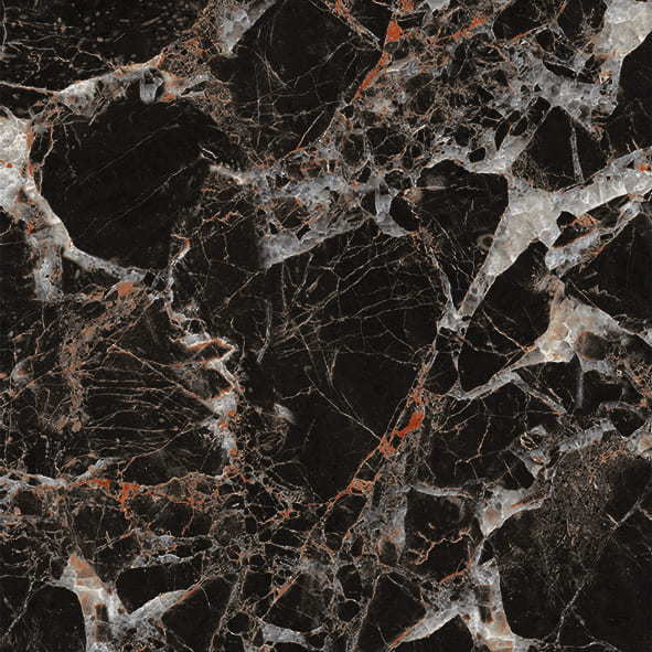 Керамогранит 1.44 м² Primavera Борзонти TP66M10, 600x600x10 мм, черный