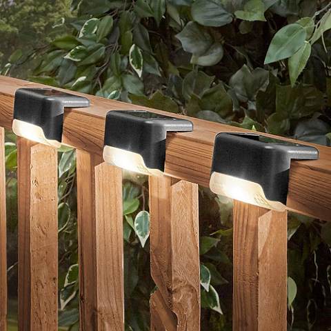 Светильник садовый на солнч. батарее Старт Сад 1LED подсветка для ступеней (2шт)  *1/100