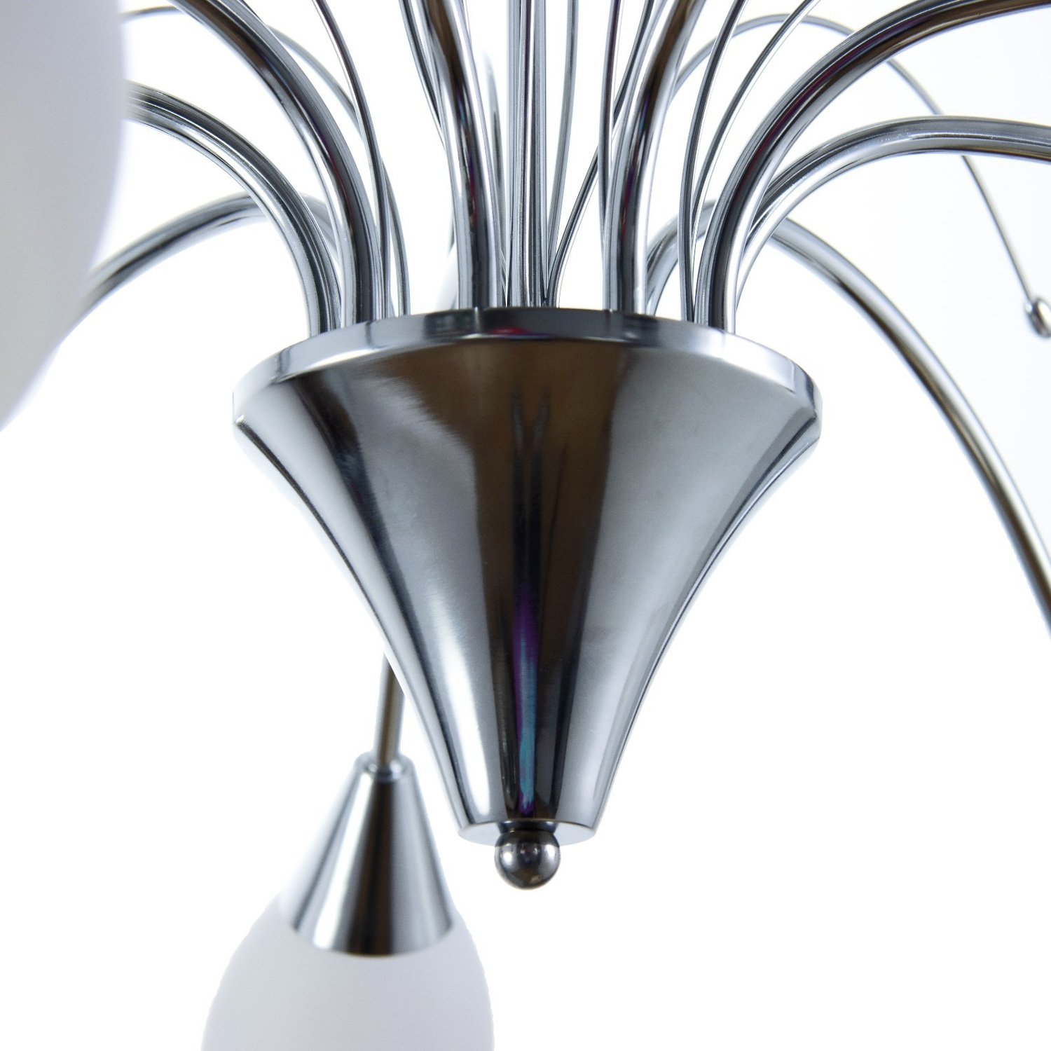 Люстра "Федерика" 9хЕ14 40Вт хром 85х85х40 см BayerLux 9408367 S=18м2 *1