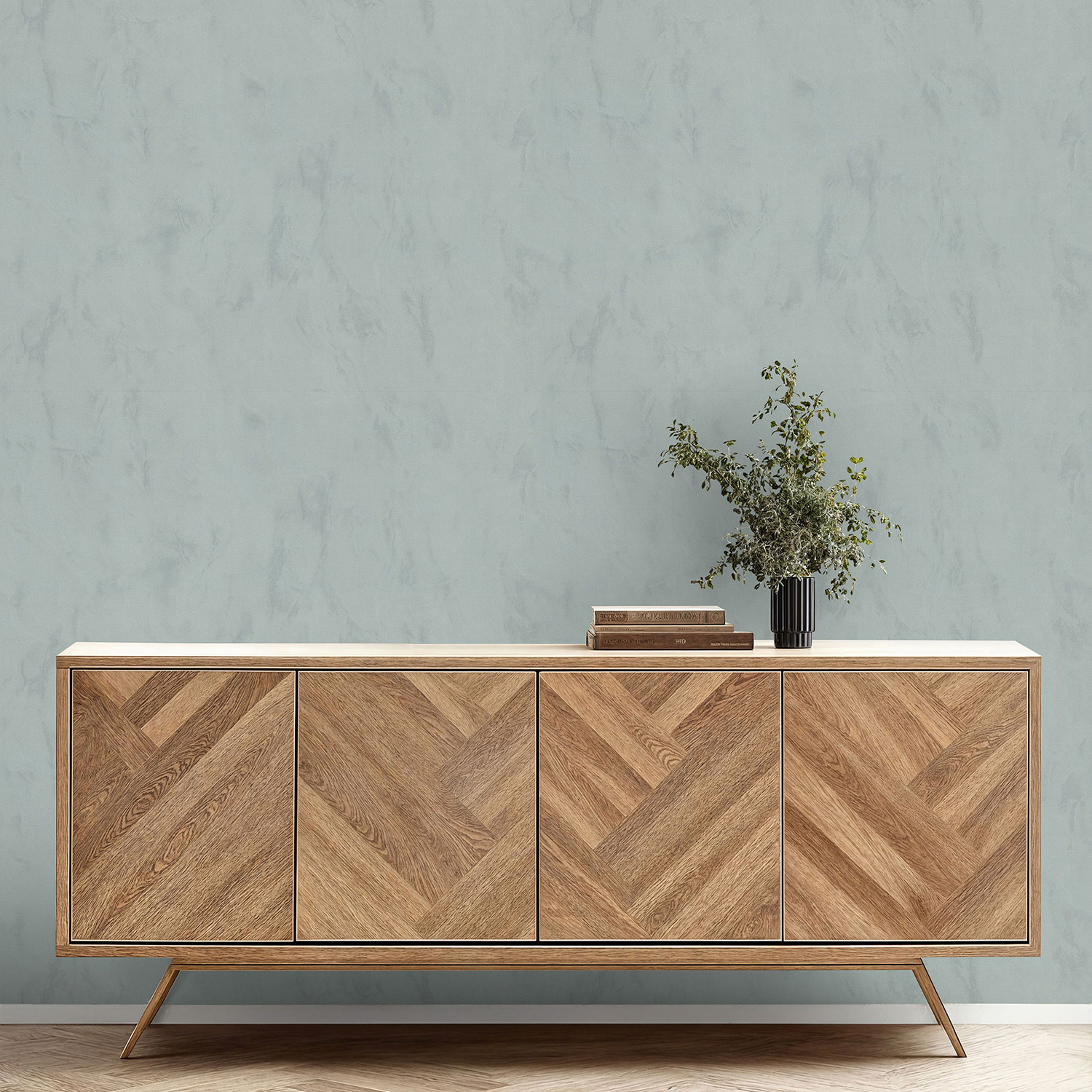 яяяОбои  флиз ED Euro Decor Ray фон (зел.) 7297-04 *6