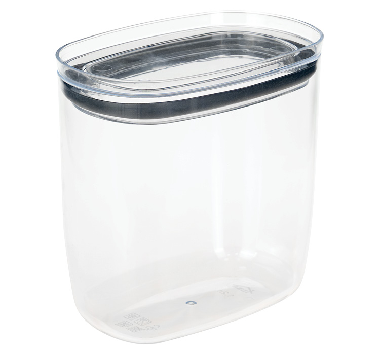 яяяБанка для продуктов пластм. "Шайн" 1,2л 150х95x150мм М1301 ("М-Пластика") *1/8 яяяБанка для продуктов пластм. "Шайн" 1,2л 150х95x150мм М1301 ("М-Пластика") *1/8