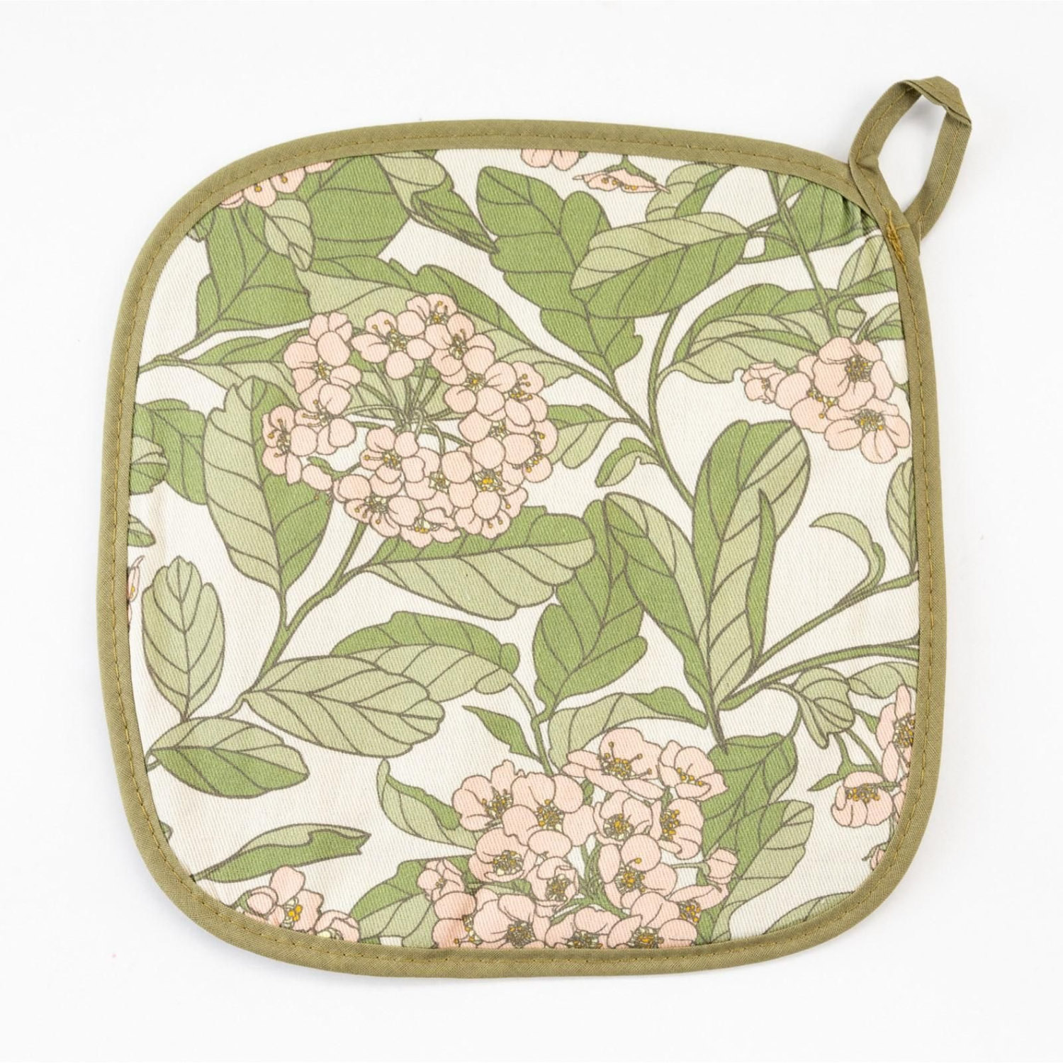 Прихватка 19х19см Spring garden саржа, 100% хлопок Этель *1