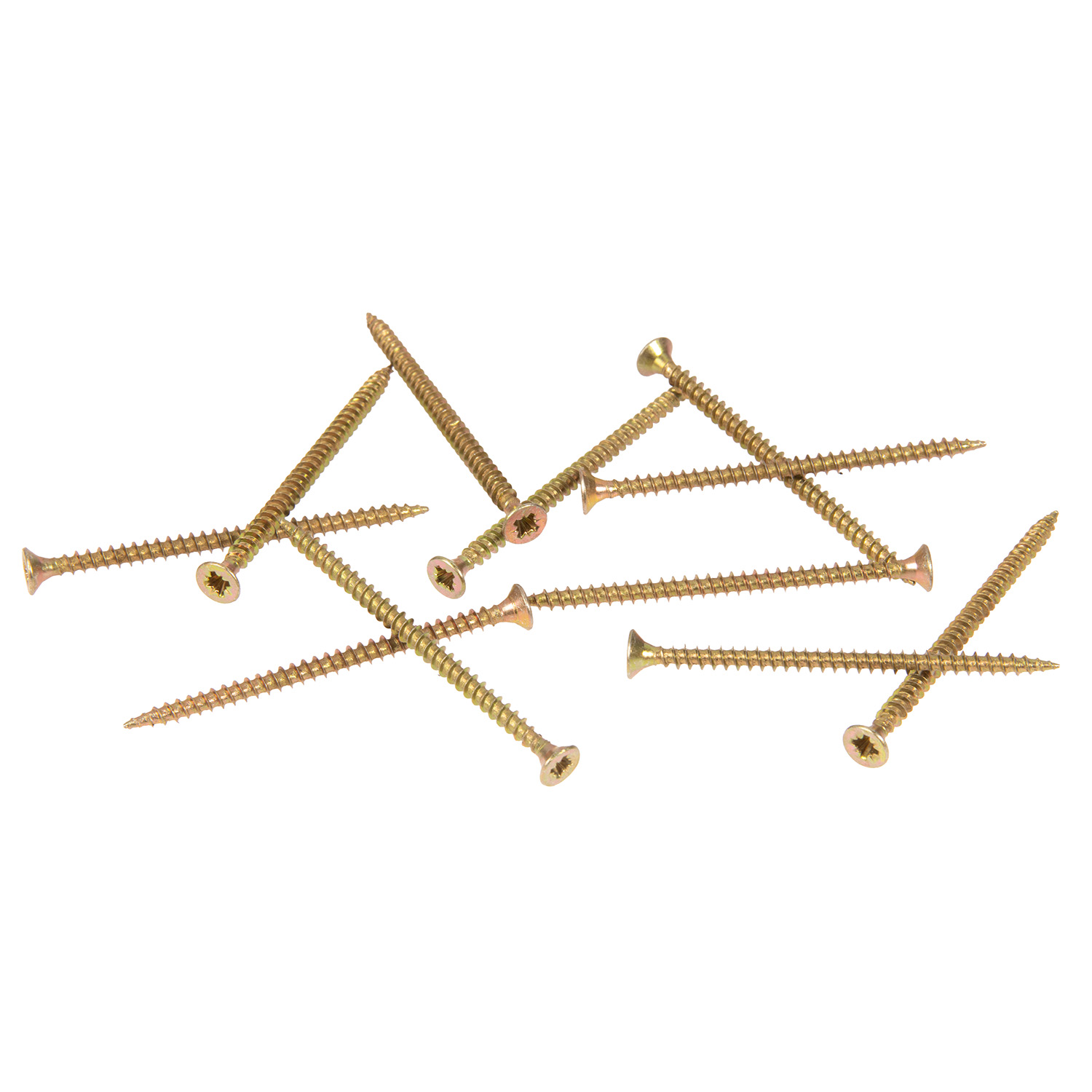 Шурупы жёлтые BROZEX пакет 3*50 (20шт) *10/100 Шурупы жёлтые BROZEX пакет 3*50 (20шт) *10/100