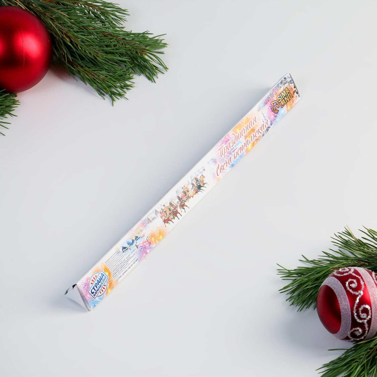 Бенгальские огни "Новогодние", 30см (3шт) 2910528