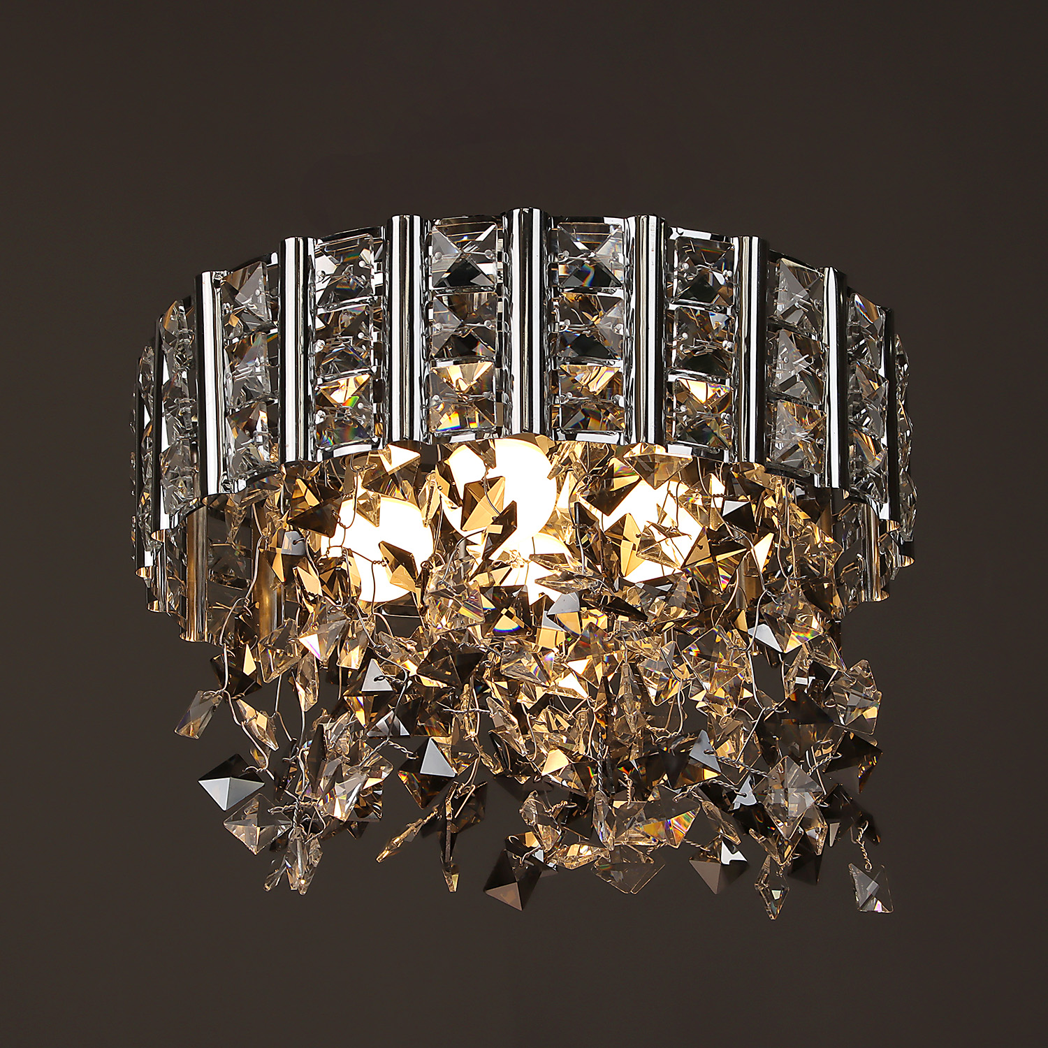 Светильник потолочный S2450/4 CH  4*40W E27 220V (d-420;  h-600) S=16м2  VERNER LIGHTING *1