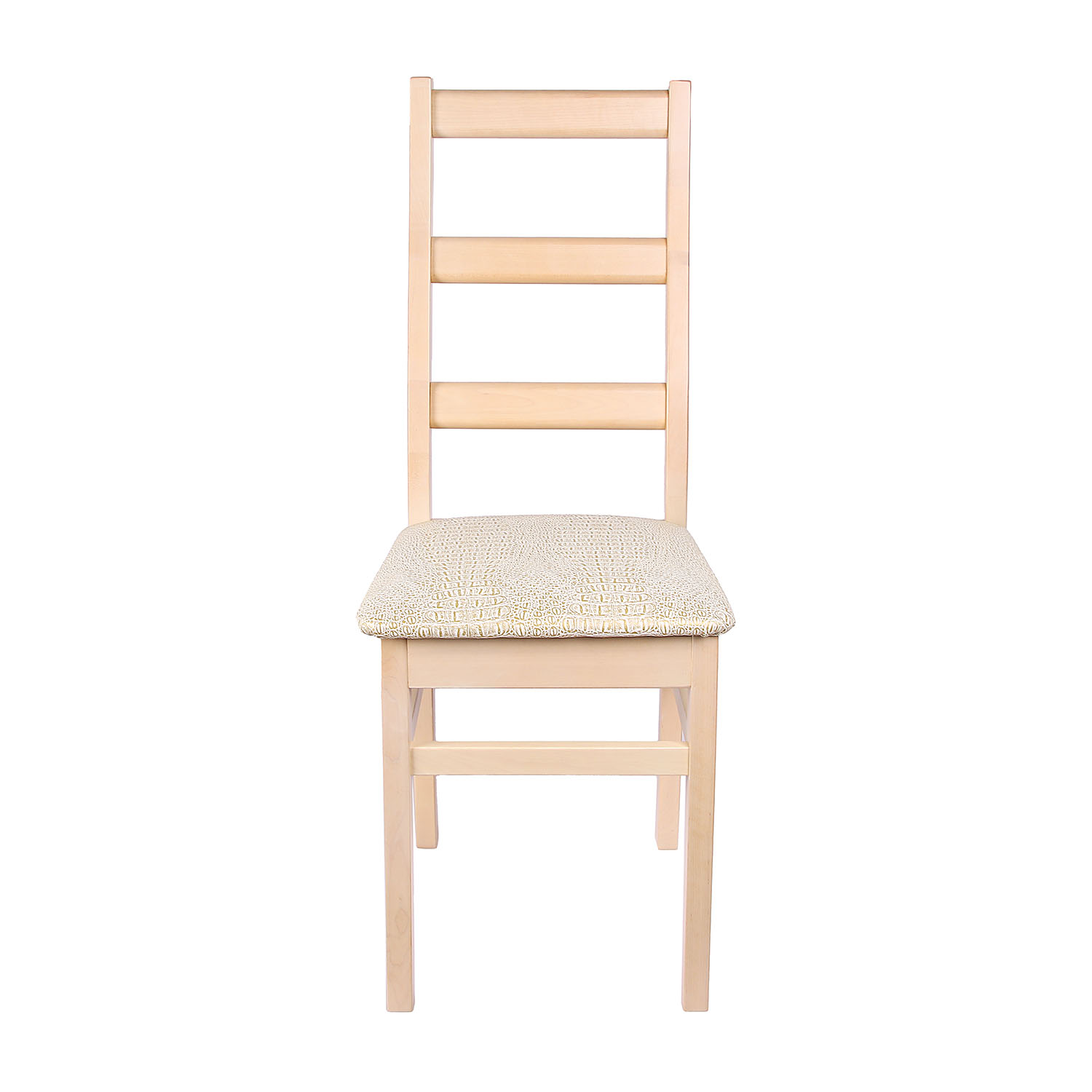 Стул СТОЛБУРГ В-620 Ф, 40х98х53 см, экокожа крокодил, белый