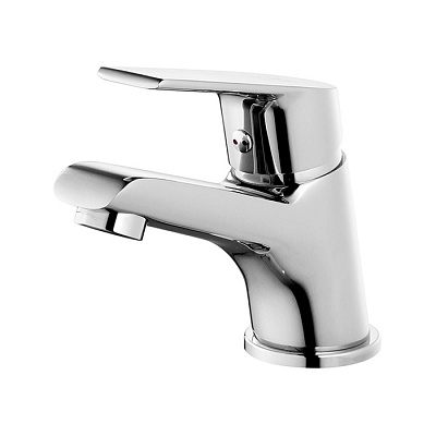 Смеситель для умывальника Milardo Nelson, короткий излив, рычажный