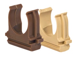 Крепеж-клипса d20мм для трубы  "Эко" бук (упак.10шт) TDM SQ0405-0042  *1/140