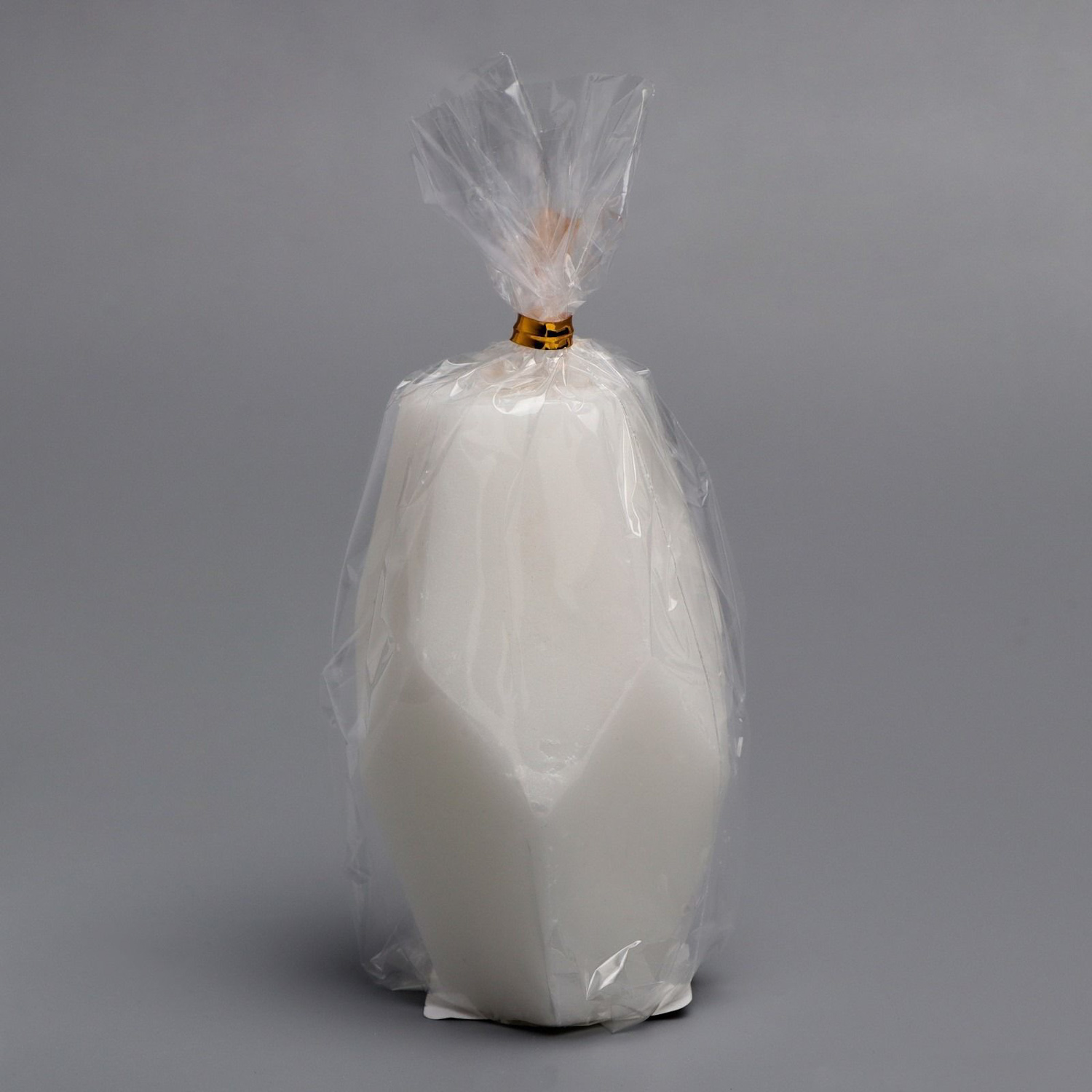 Свеча фигурная "Многогранник", 5х9 см, белый, 5 ч 9518175