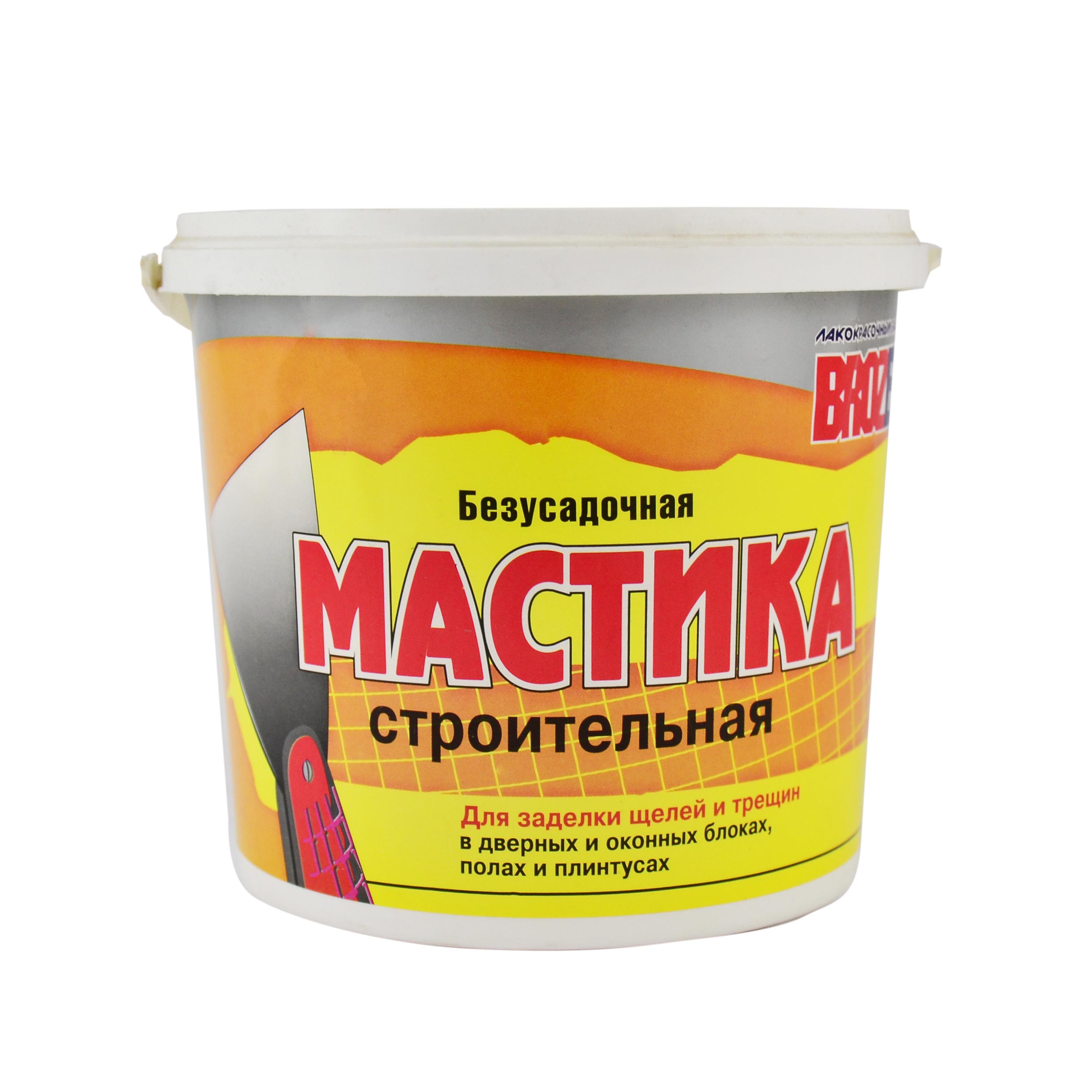 Мастика строительная безусадочная 1.3 кг BROZEX