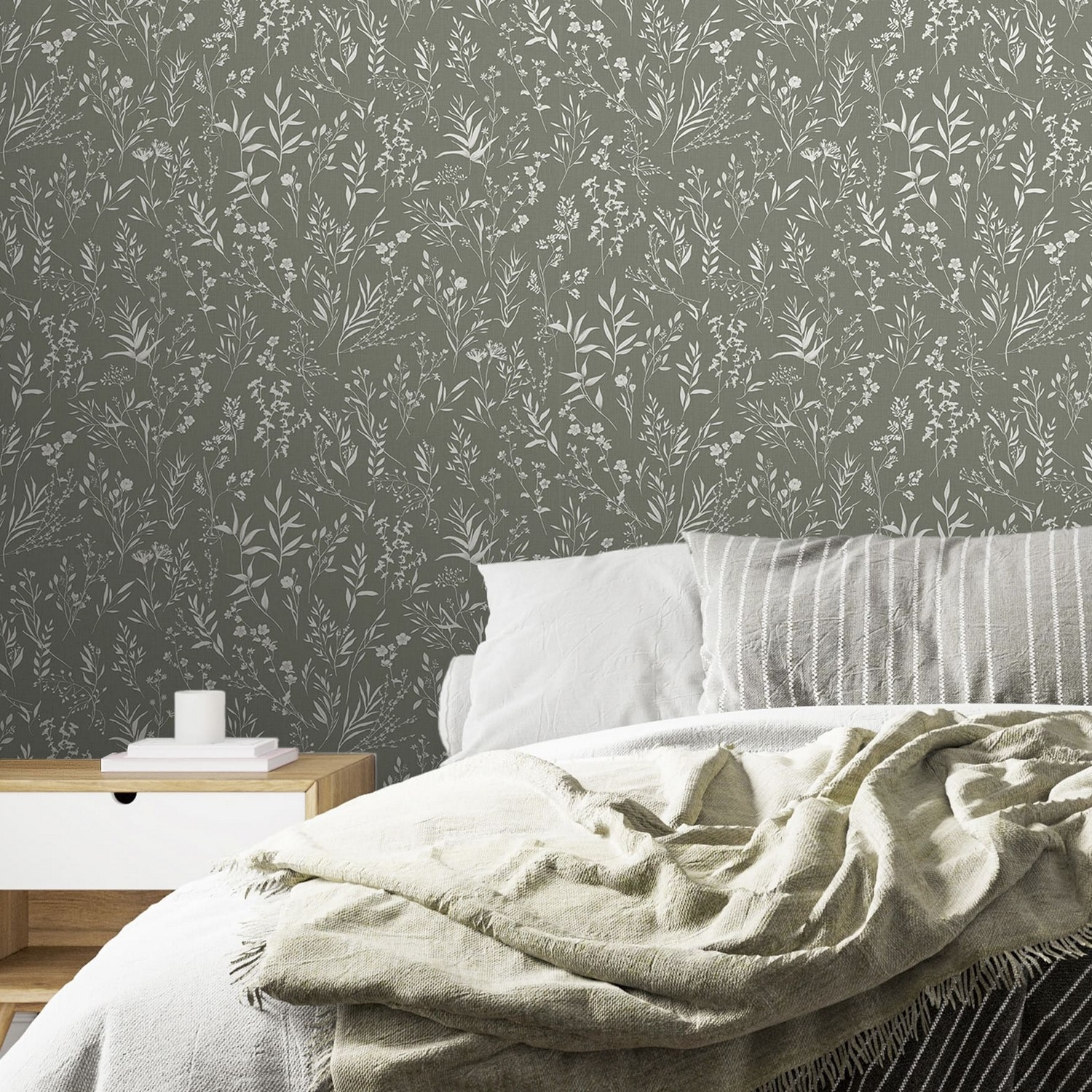 Обои флиз Victoria Stenova Lavanda (хаки) 287913 1.06*10м *6