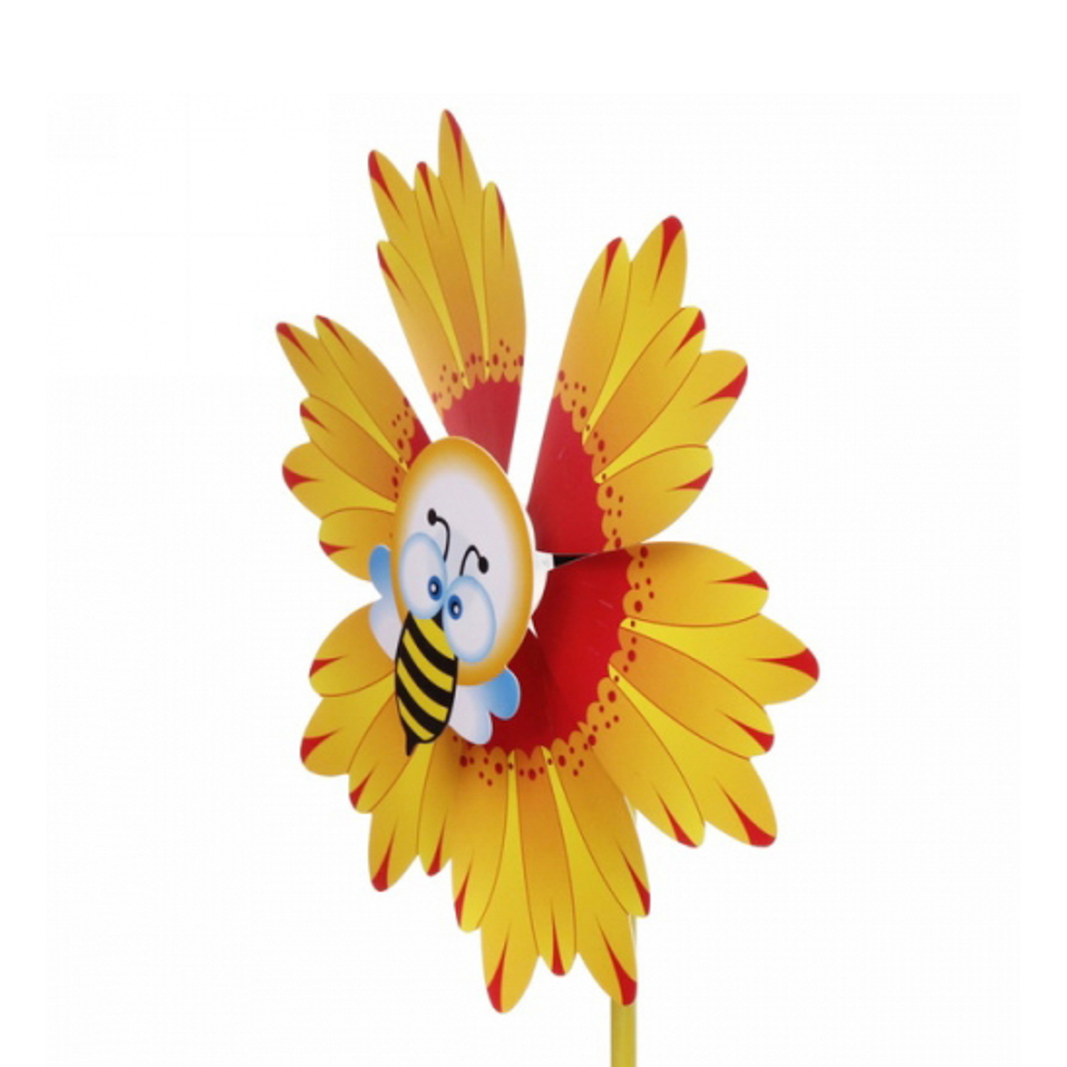 Ветрячок d-24 см "Цветочная поляна" 47 см, микс