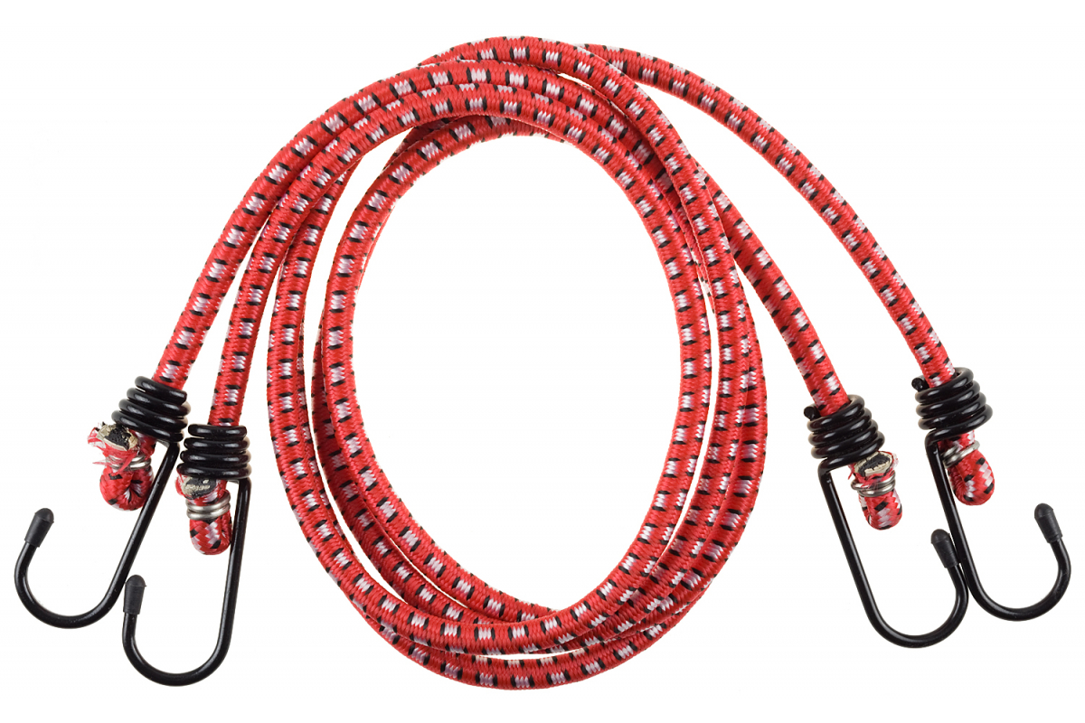 Шнур крепежный резиновый  60 см,d7мм, 2 шт, крюки стальные Мастер (арт.40505-060_z01) Stayer *1/6/48