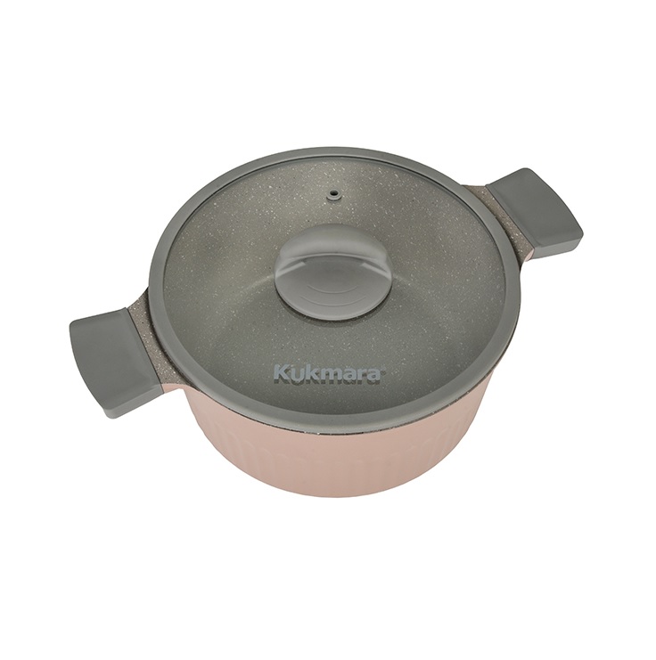 Кастрюля алюмин. антипригарная "Kukmara" "Stella" Cappuccino 4,2л Стекл.кр. кск42а *1/3 Кастрюля алюмин. антипригарная "Kukmara" "Stella" Cappuccino 4,2л Стекл.кр. кск42а *1/3