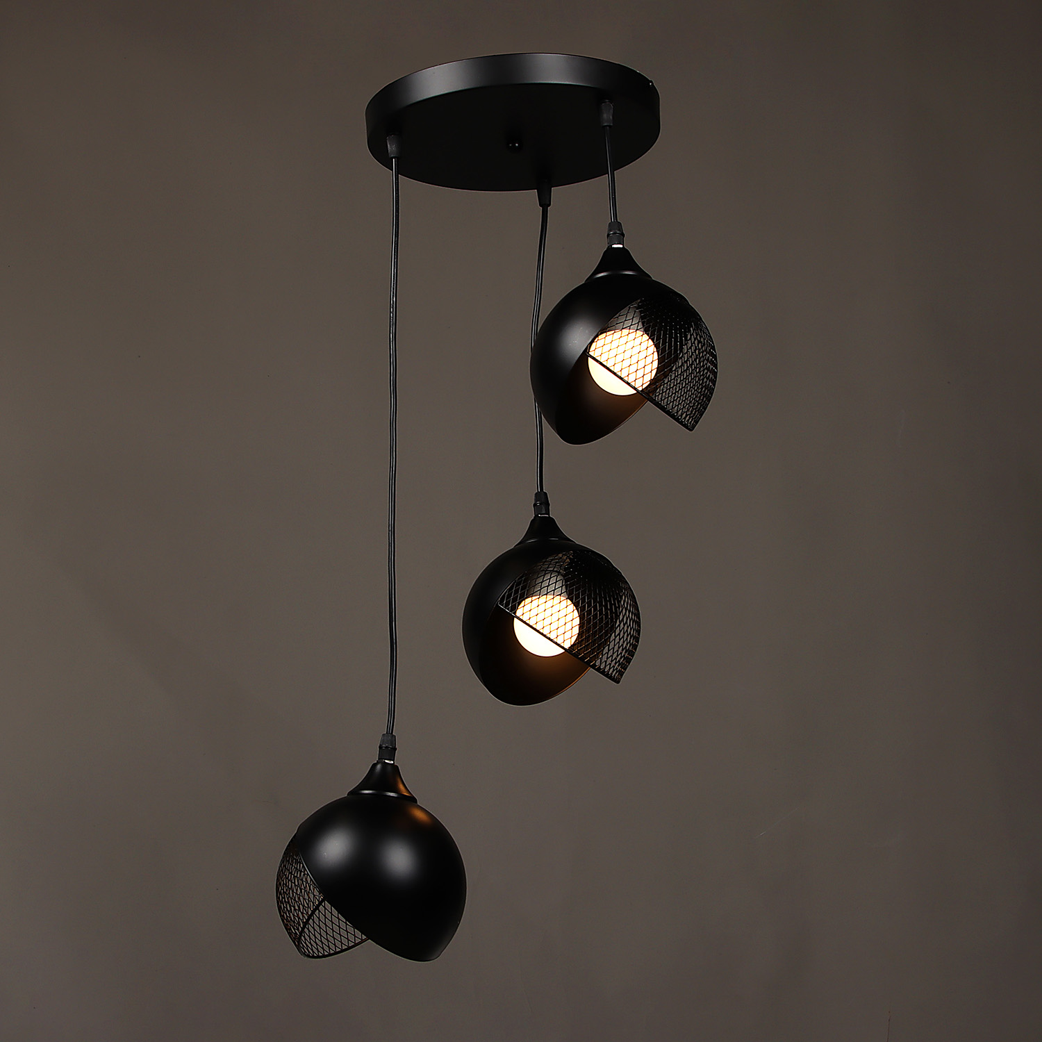 Люстра N6483/3H BK 3*40W E27 220V (d-360; h-800) VERNER LIGHTING *1 Люстра N6483/3H BK 3*40W E27 220V (d-360; h-800) VERNER LIGHTING *1