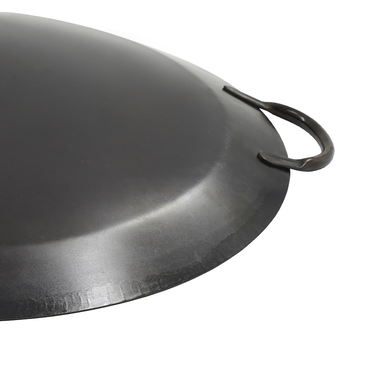 Сковорода стальная "САДЖ" d39cм, толщ.2мм, с эко-воронением "Kukmara" сж390 *1/8