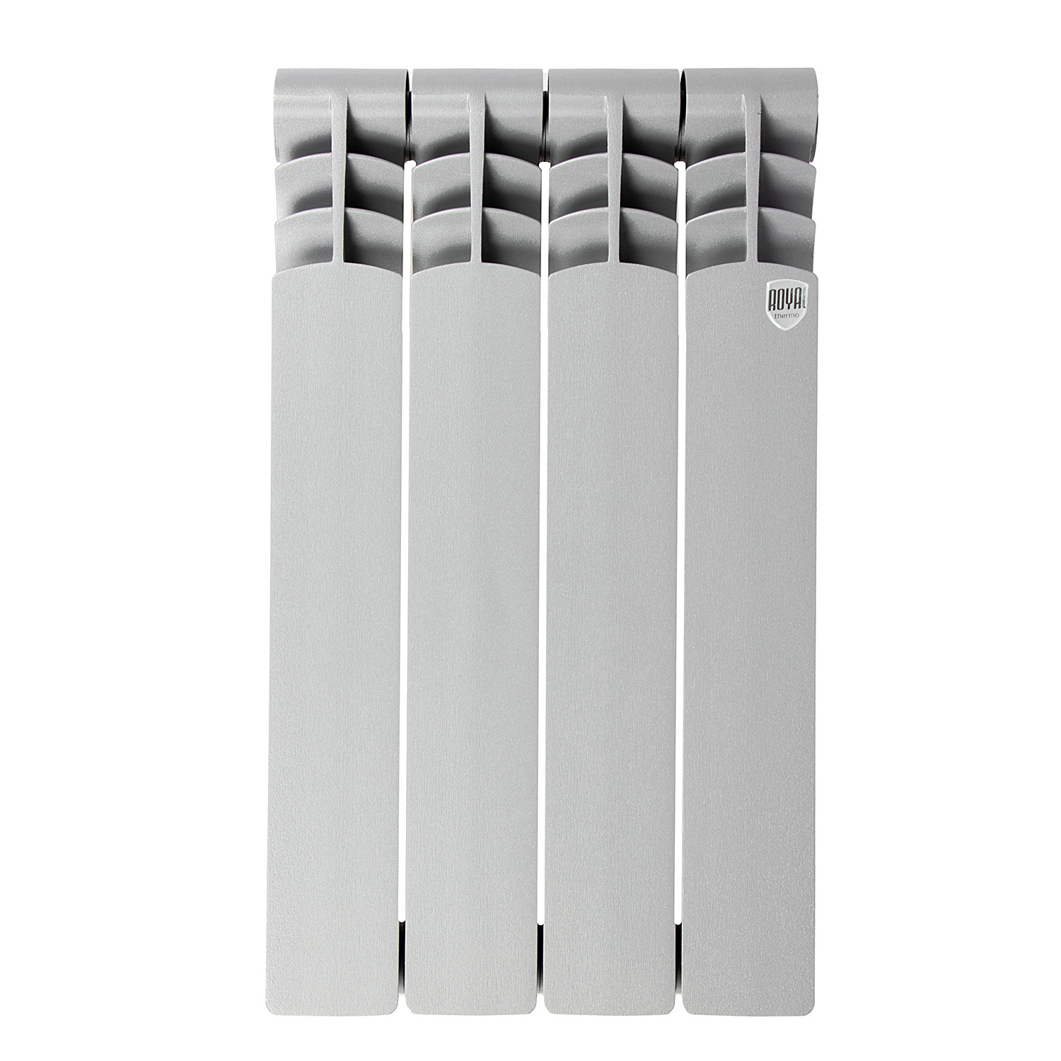 Радиатор биметаллический 4 секции Royal Thermo Revolution, 500 мм, серый