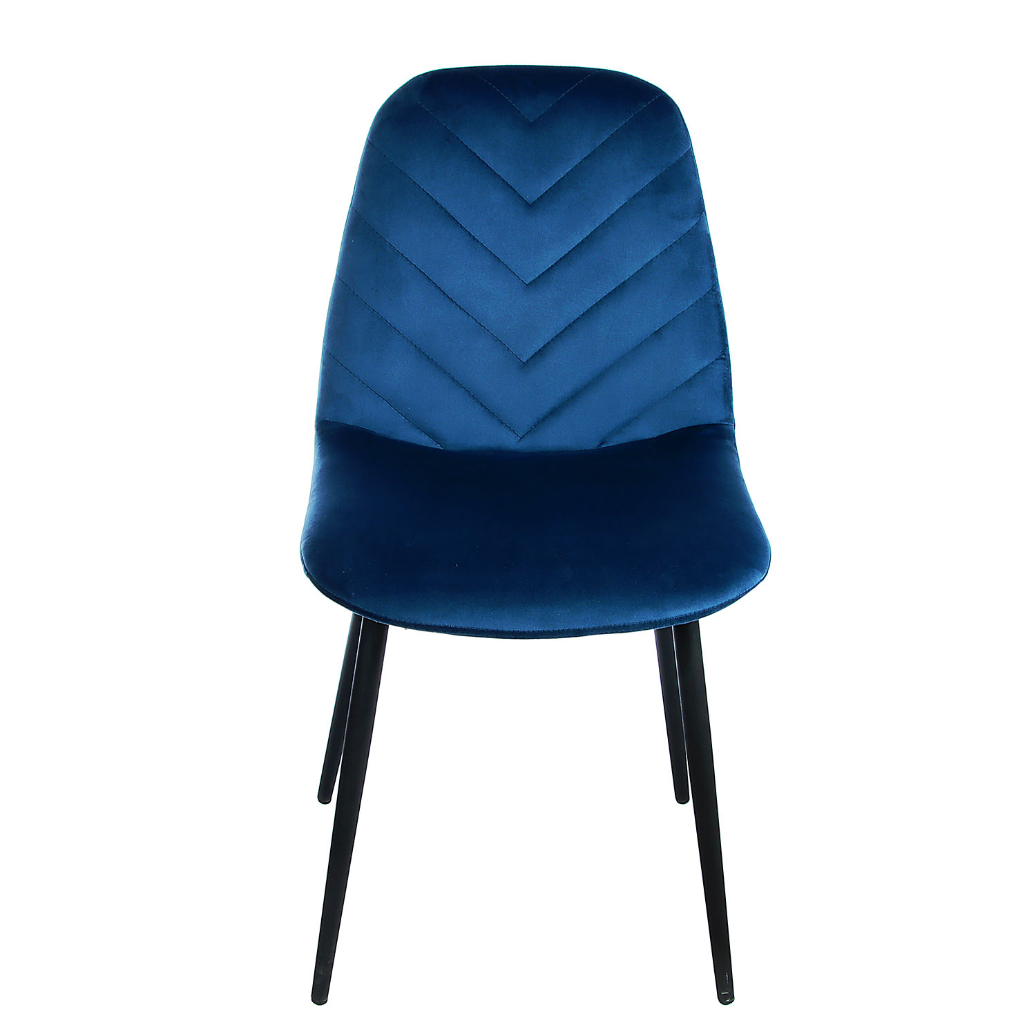 Стул FORPOST Малибу, 44х84х38 см, велюр конфетти дип океан, синий