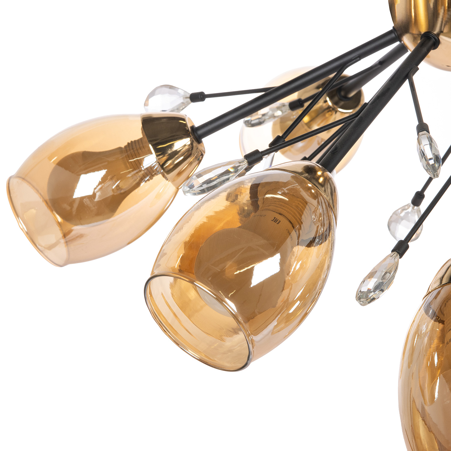 Люстра IL1284-10CPA-29 BK GD Е27 S=60м2  *1/12