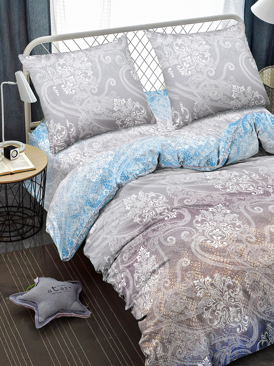 Постельное белье евро макосатин 24270 Zephyr Amore Mio, наволочки 70*70 - 2шт *1