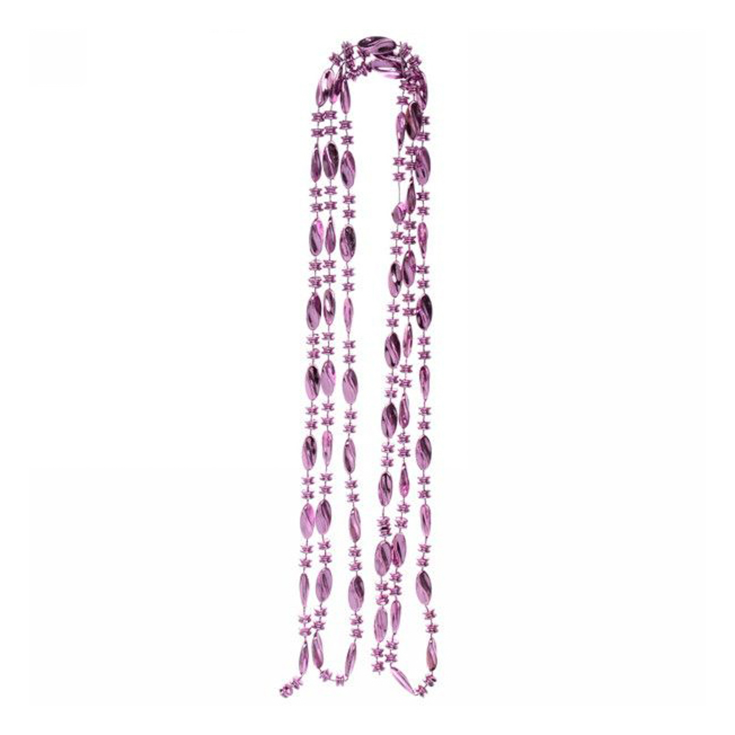 Бусы на ёлку 2м Льдинка, Фиолетовый