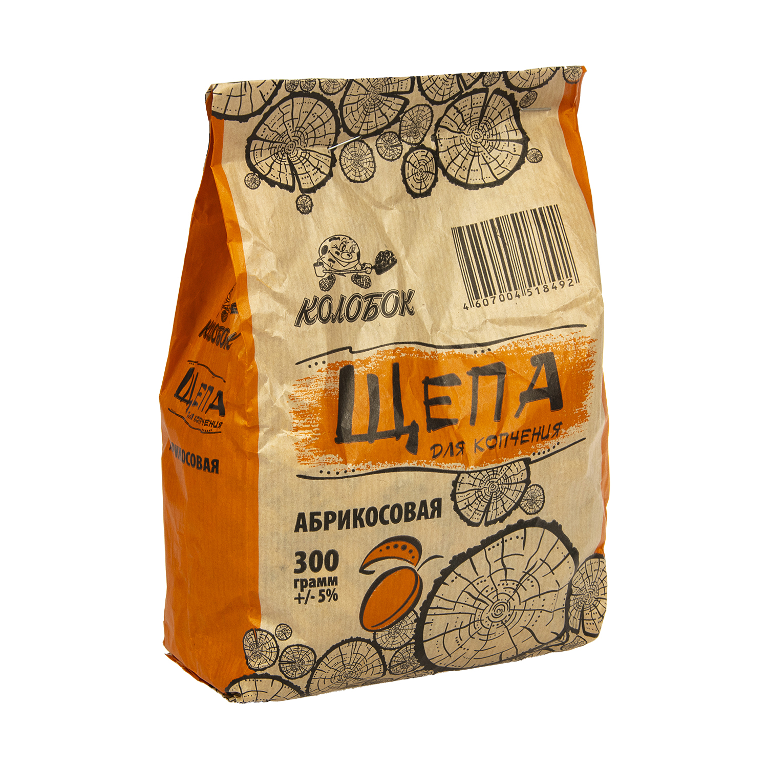 Щепа для копчения «Абрикосовая» Колобок, 300 г Щепа для копчения «Абрикосовая» Колобок, 300 г