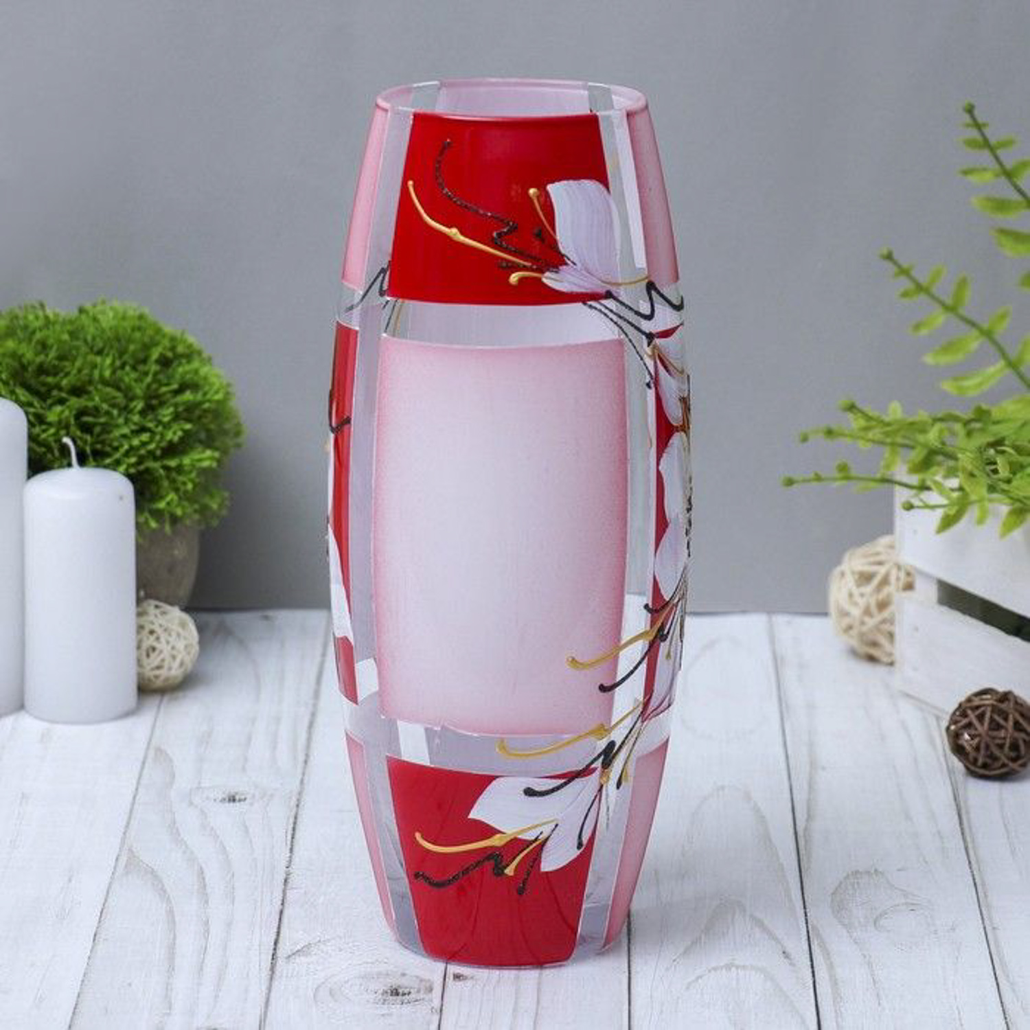 Ваза "Глафира" овал 26 см   1003047