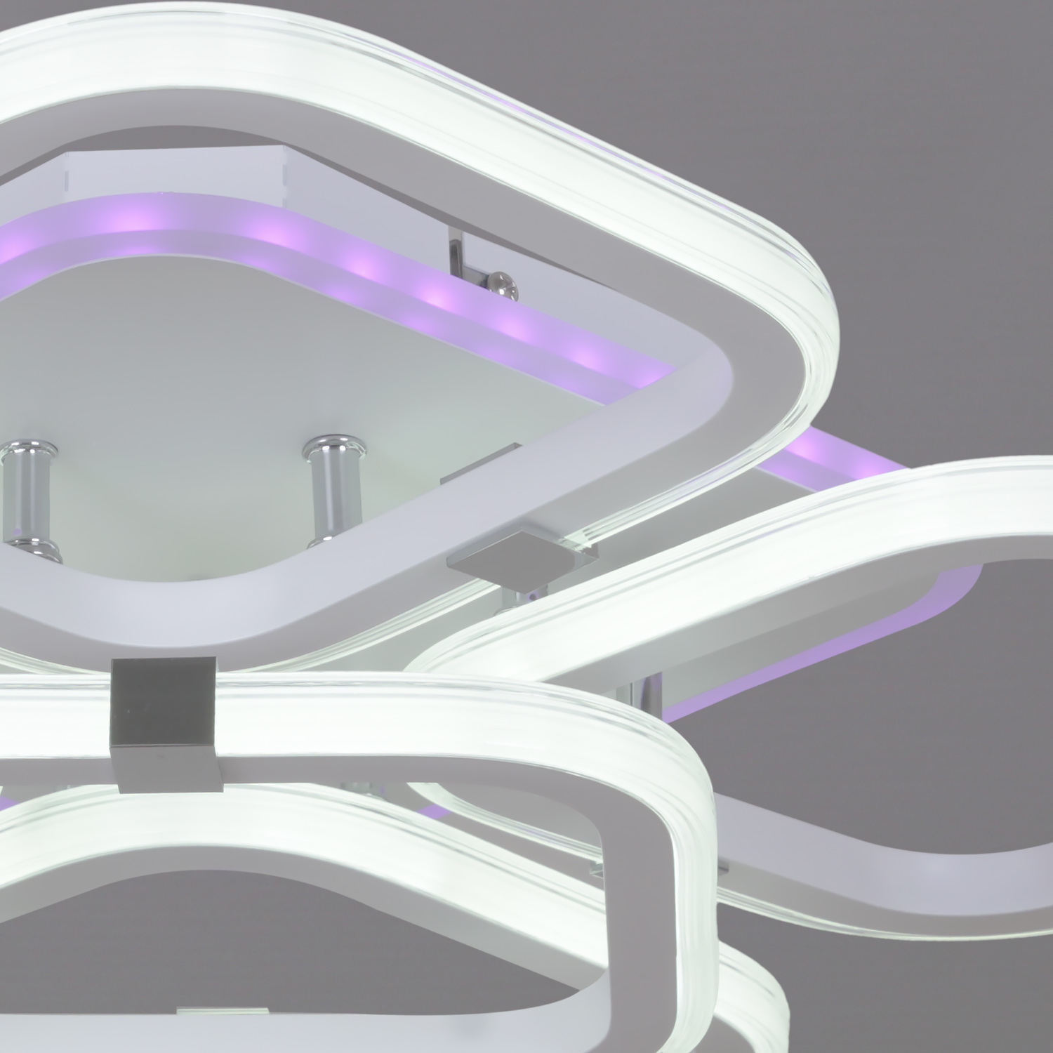 Светильник потолочный светодиодный 06321-3.3-05 WH+CR (RGB) LED 118W 3000-6000К ПДУ+диммер S=22м2 *1