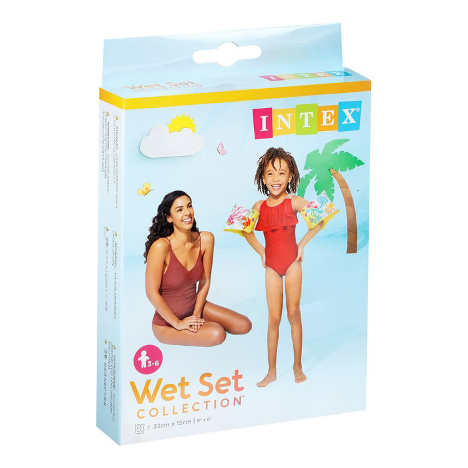 Нарукавники надувные для плавания INTEX, 23х15 см, 3-6 лет