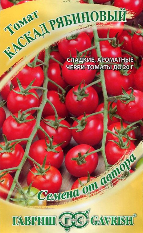Семена Томат Каскад рябиновый 0,05гр/Гавриш автор *10/500 Семена Томат Каскад рябиновый 0,05гр/Гавриш автор *10/500