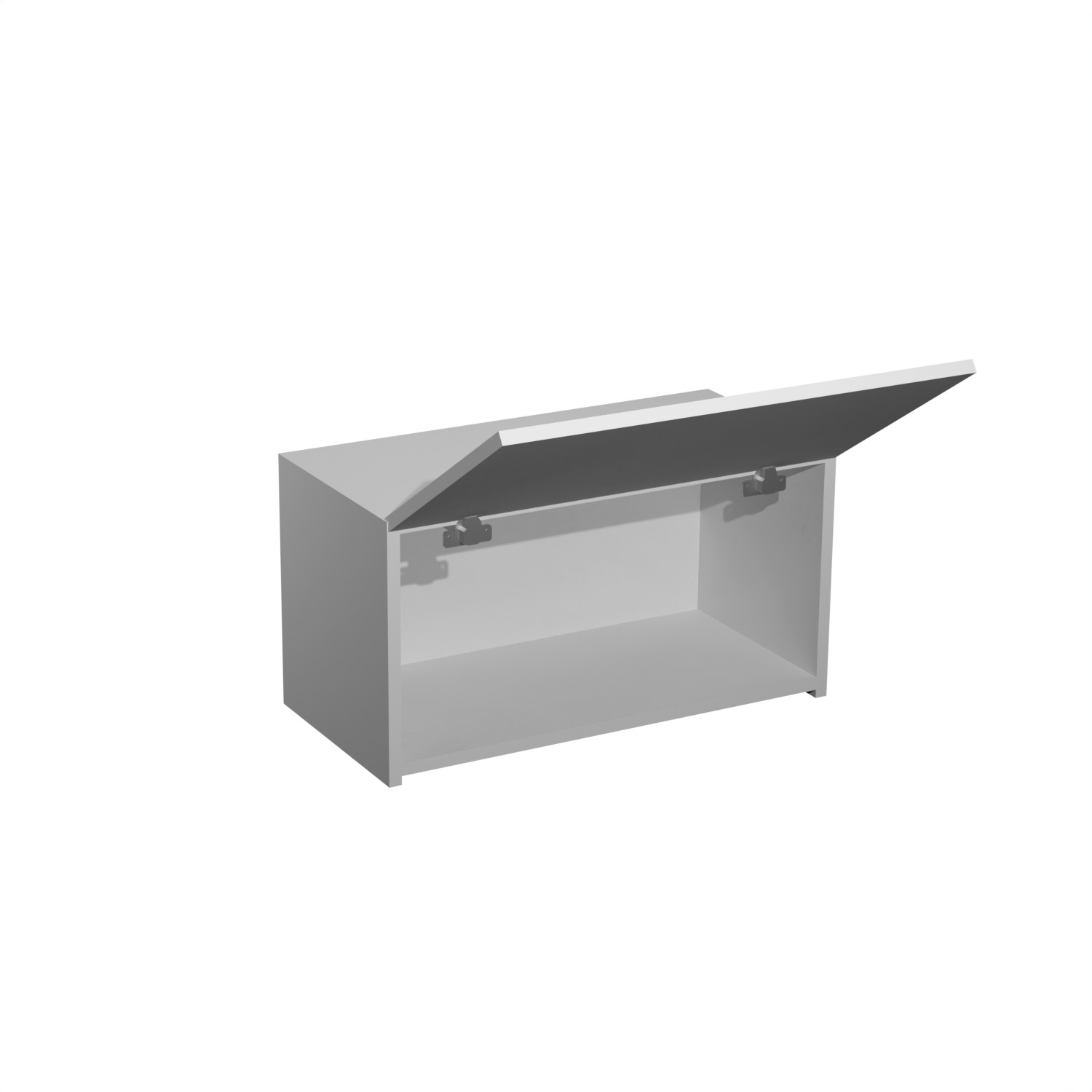 Шкаф навесной 600х338х290 мм BROZEX-WOOD Melissa, для вытяжки, с дверцей, белый