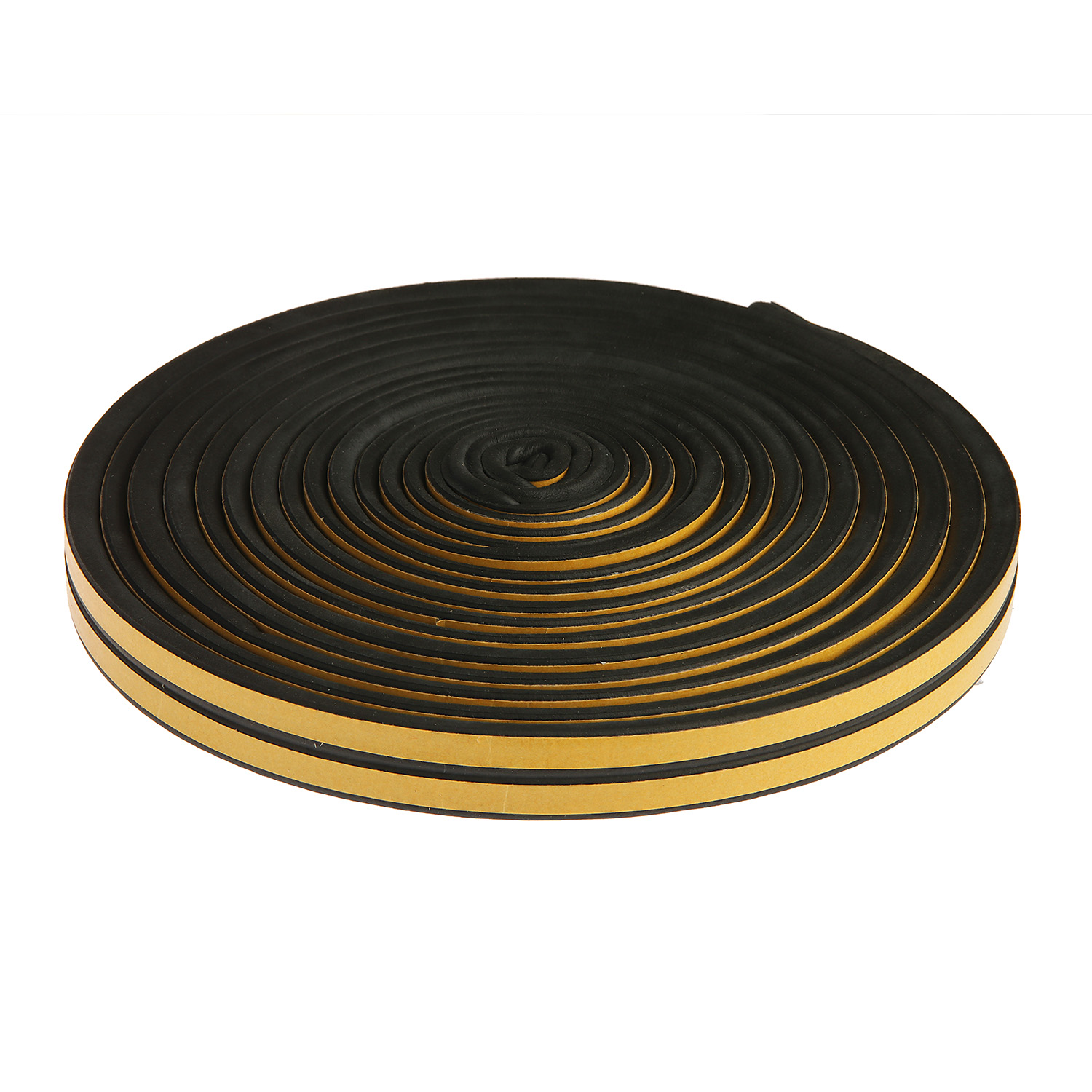 Уплотнитель 10 м TYTAN, 9х7.5 мм, для окон и дверей, профиль D, черный