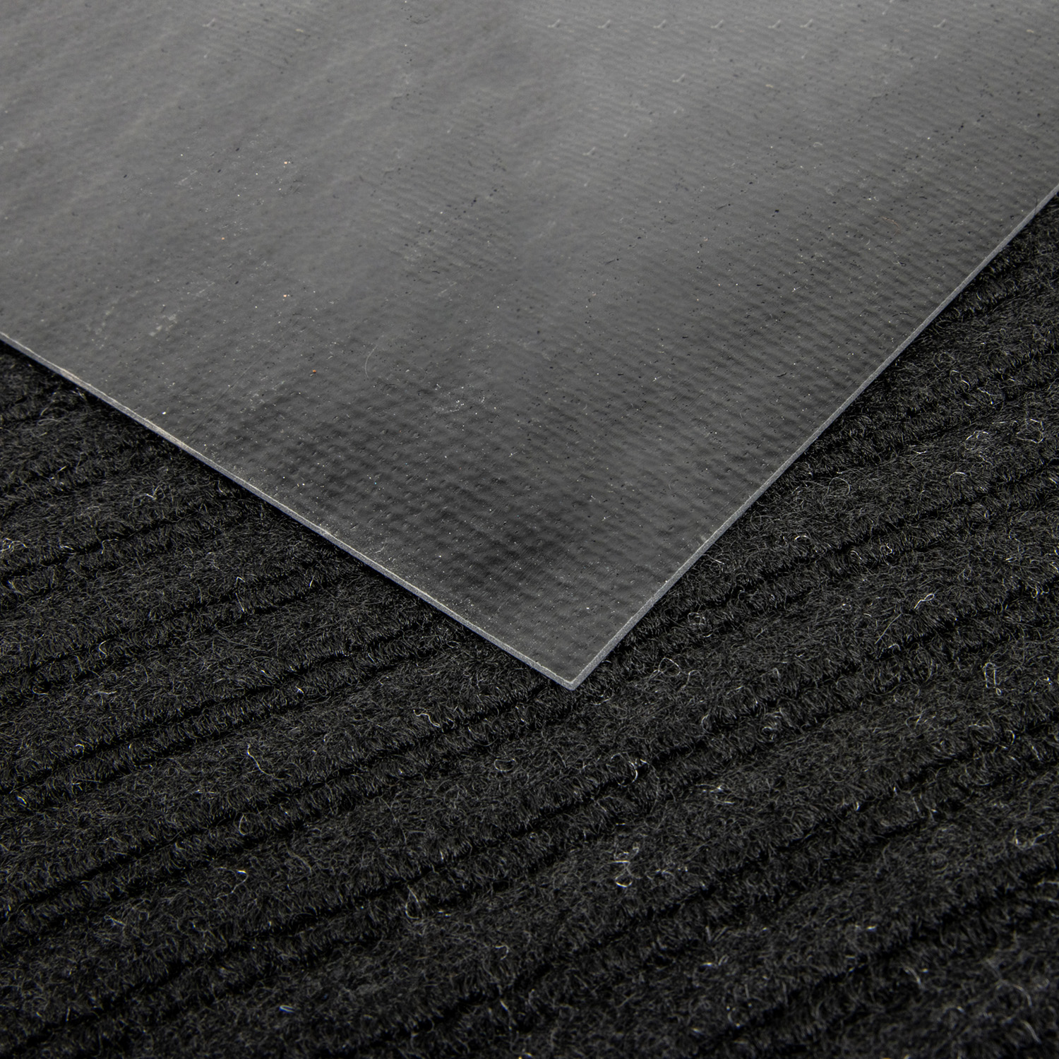 Коврик влаговпитывающий 90*120 см  ребристый черный "KOVROFF" (арт.20401)  *1/6 (ОП19)