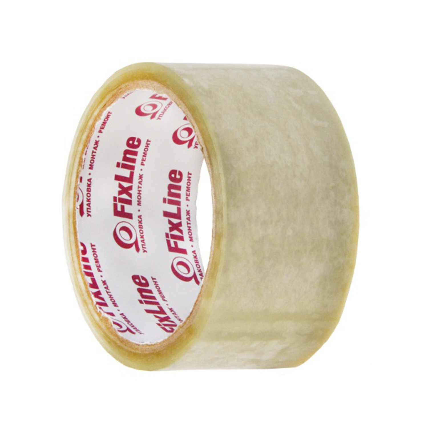 Лента клейкая прозрачная 48мм х 35м "FixLine" *6/36
