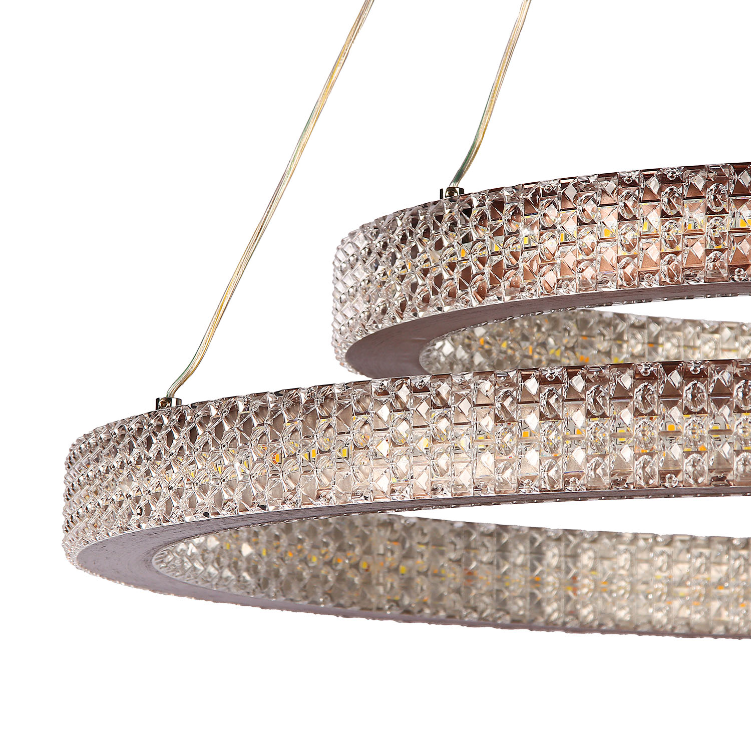 Светильник подвесной светодиодный 9200(9238)/240W coffee 600+400мм 3реж., пульт S=20м2 VERNER LIGHTING *1