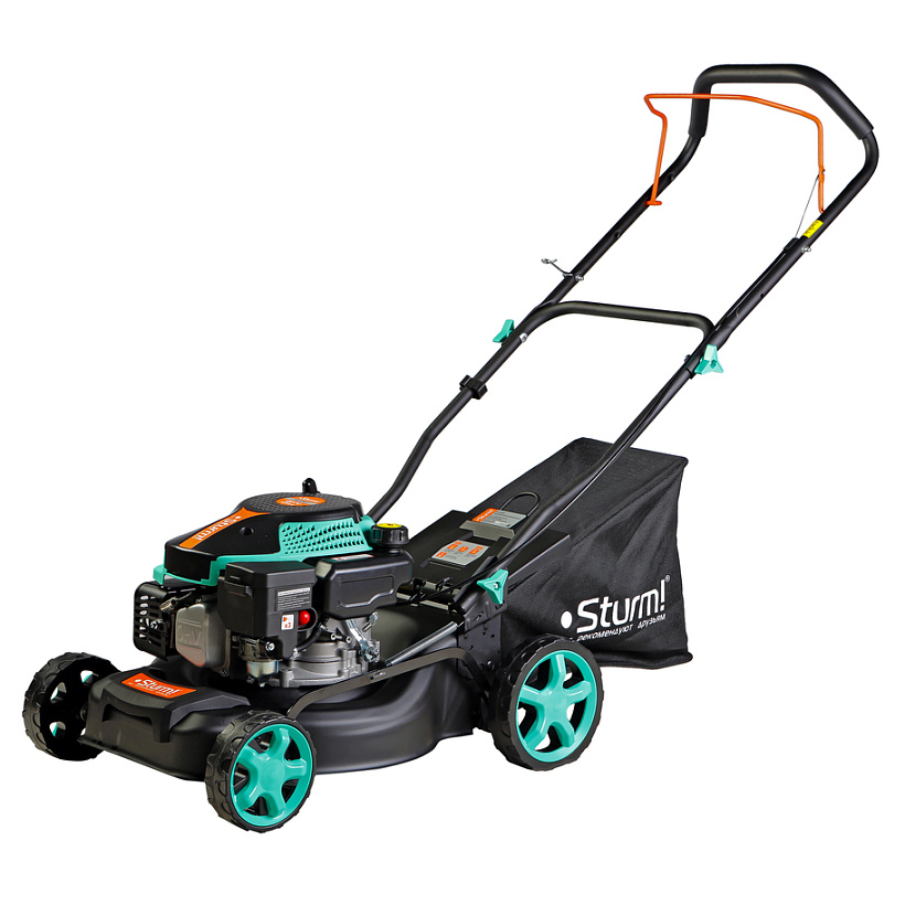 Газонокосилка бенз 4Т 3,0л.с шир/выс скаш 41см/25-75мм травосборник 40л PL1241 STURM *1