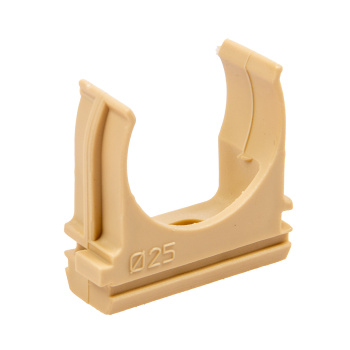 Крепеж-клипса d25мм для трубы  "Эко" сосна (упак.10шт) TDM SQ0405-0053 *1/90