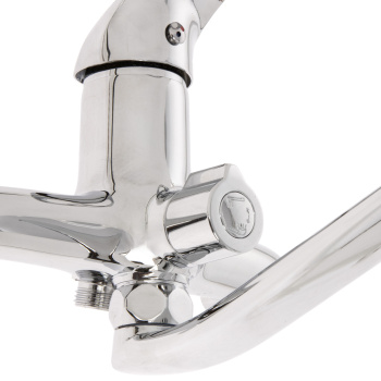 Смеситель для ванны ЦС-СМ 300-4 D35 М-43 плоский S-обр. излив (Подольск) *1/8