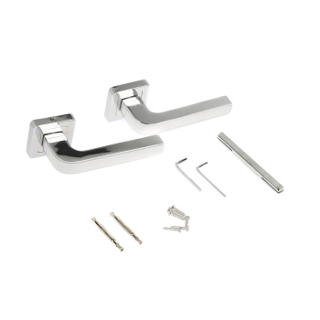 Ручка раздельная ХРОМ/БЕЛЫЙ H-22106-A-CR/W Code Deco *1/18