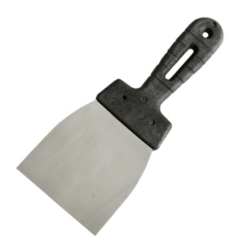 Шпатель малярный 100мм нержавеющая сталь ручка пластик (арт1205010) "Korvus" *1/36 Шпатель малярный 100мм нержавеющая сталь ручка пластик (арт1205010) "Korvus" *1/36