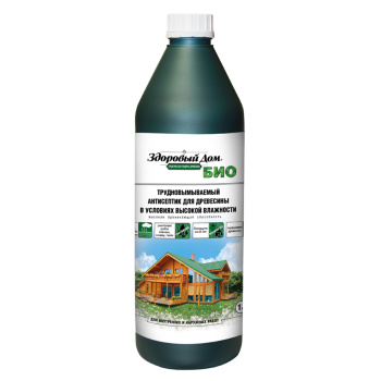 Антисептик 1 кг для древесины Здоровый дом БИО, трудновымываемый