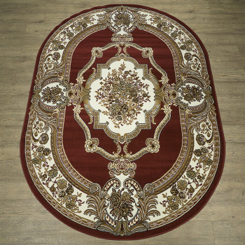 Ковер "Лайла де Люкс" (15418_10362) Овал 0,7х1,4